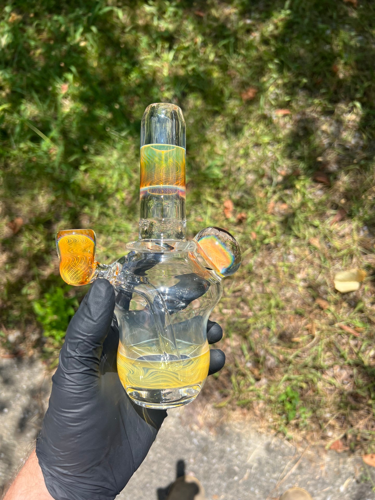 14mm Incalmo Silver Fume Female Banger Hanger