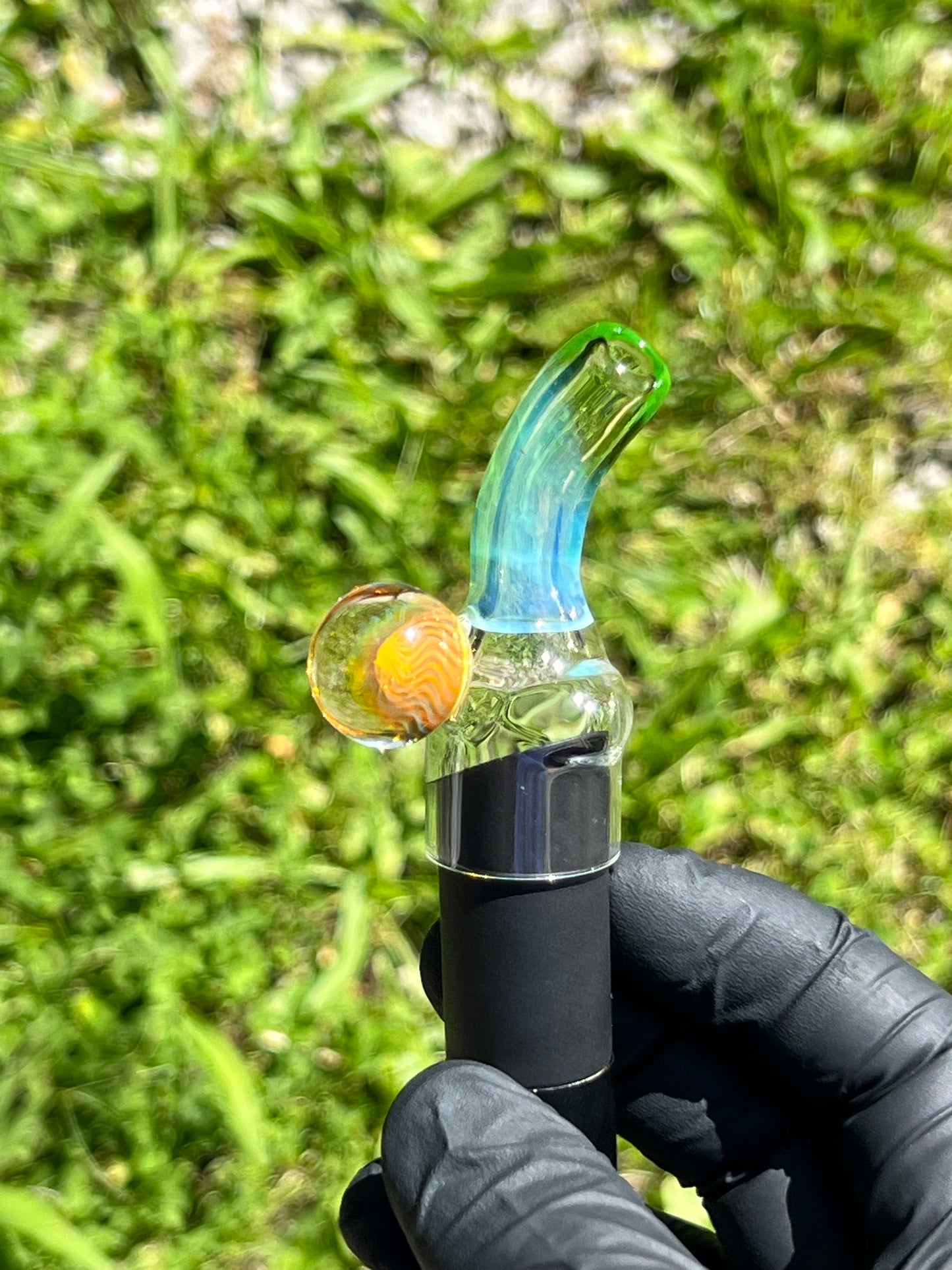 Puffco Pivot top - Silver Fume/absinthe