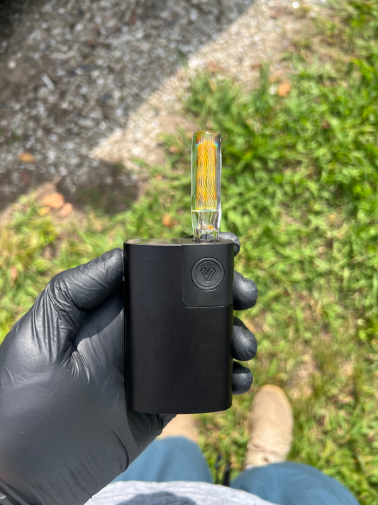 Potv Lobo/ One Glass stem- Silver Fume# 3