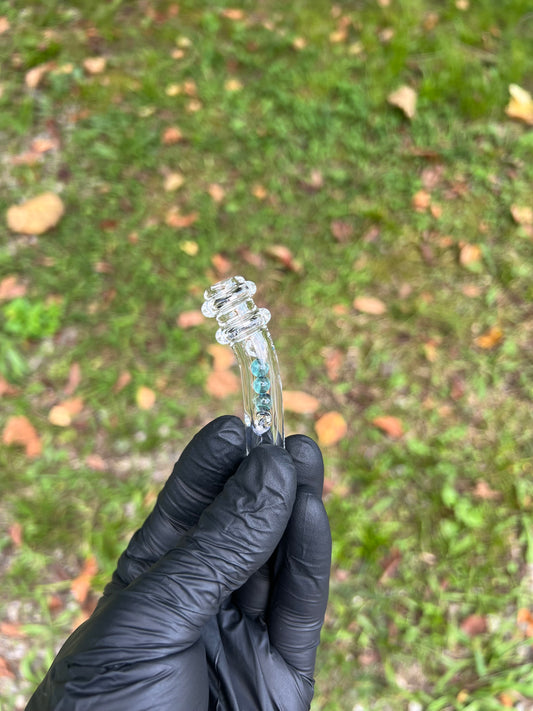 Potv Lobo/ One Glass marble stem w/ blown Mp - Marina