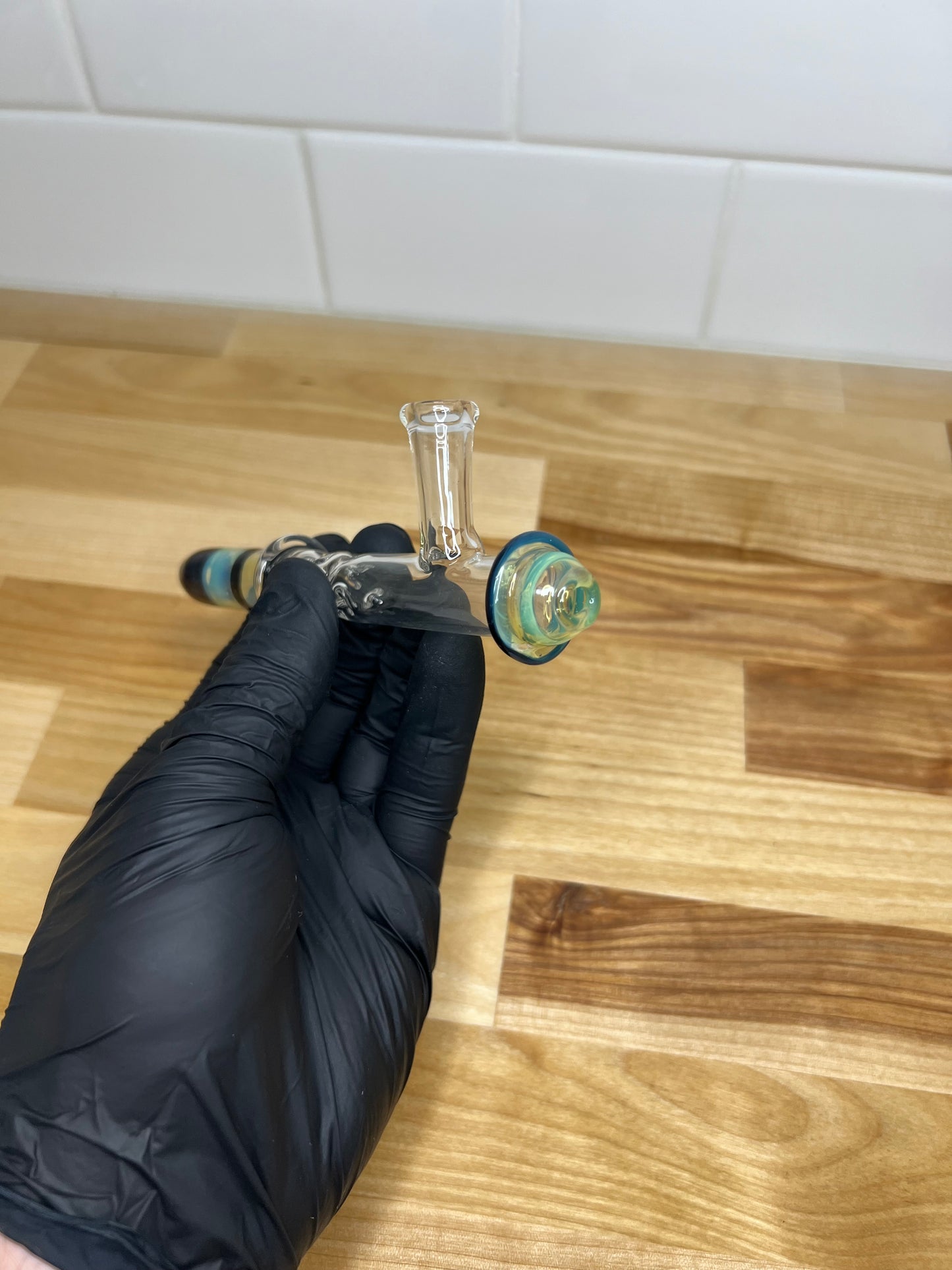 10mm Female Steamroller - Milky Yoshi/ Blue NS Galaxy