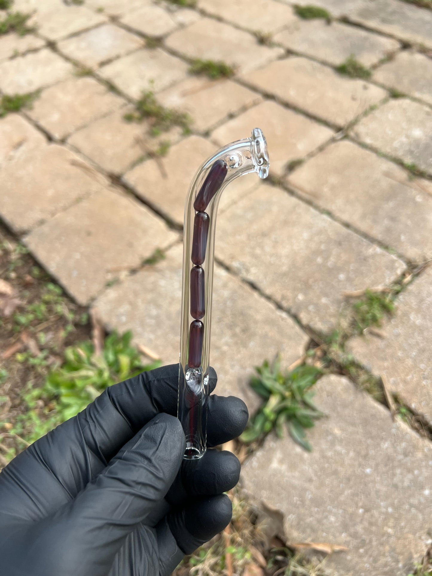 Firewood 11/ Dynavap Glass 4 Terp Pill Stem- BlackBerry jam