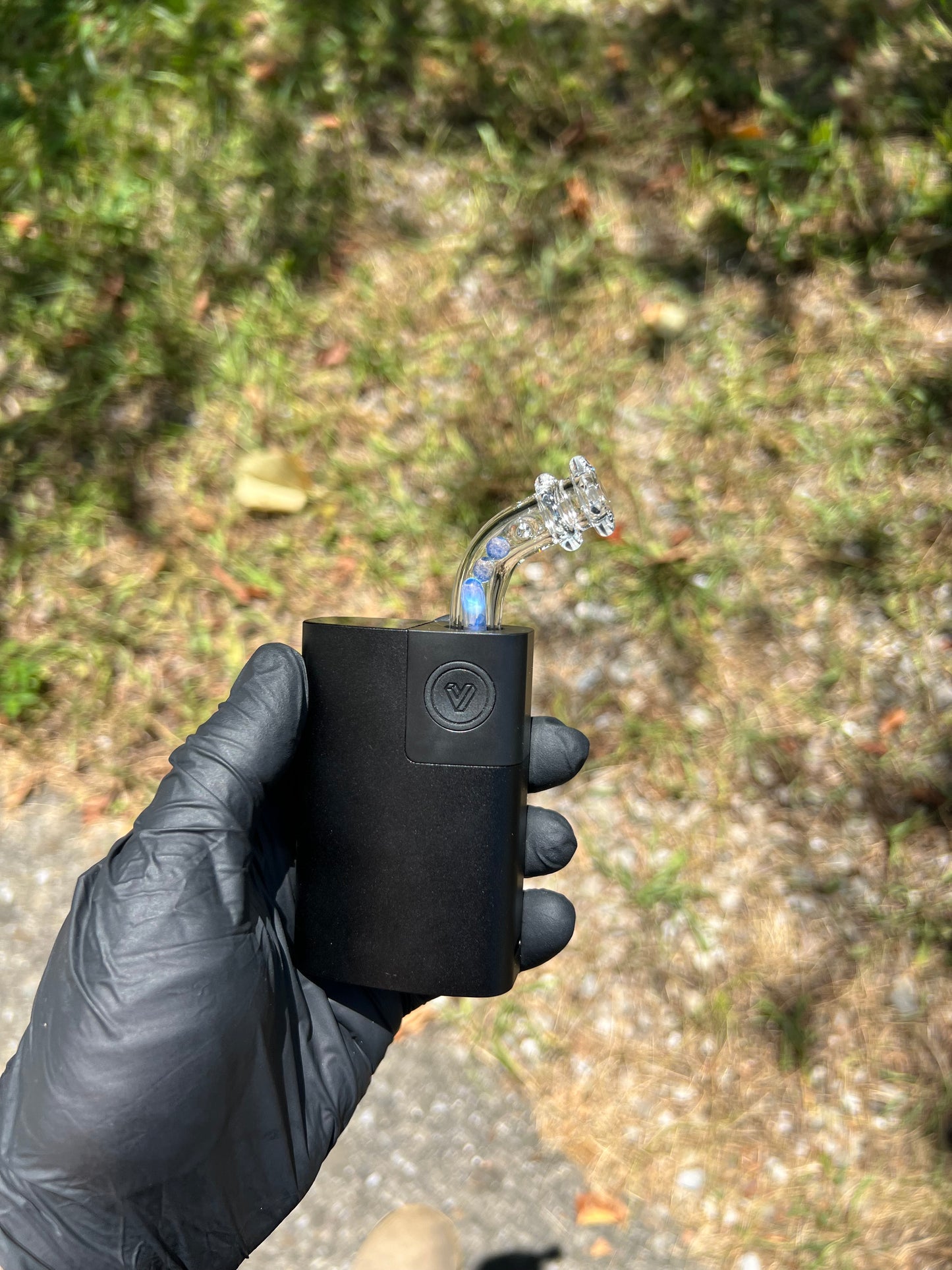 Potv Lobo/ One Glass Terp pill/marble stem w/ blown Mp - Ghost