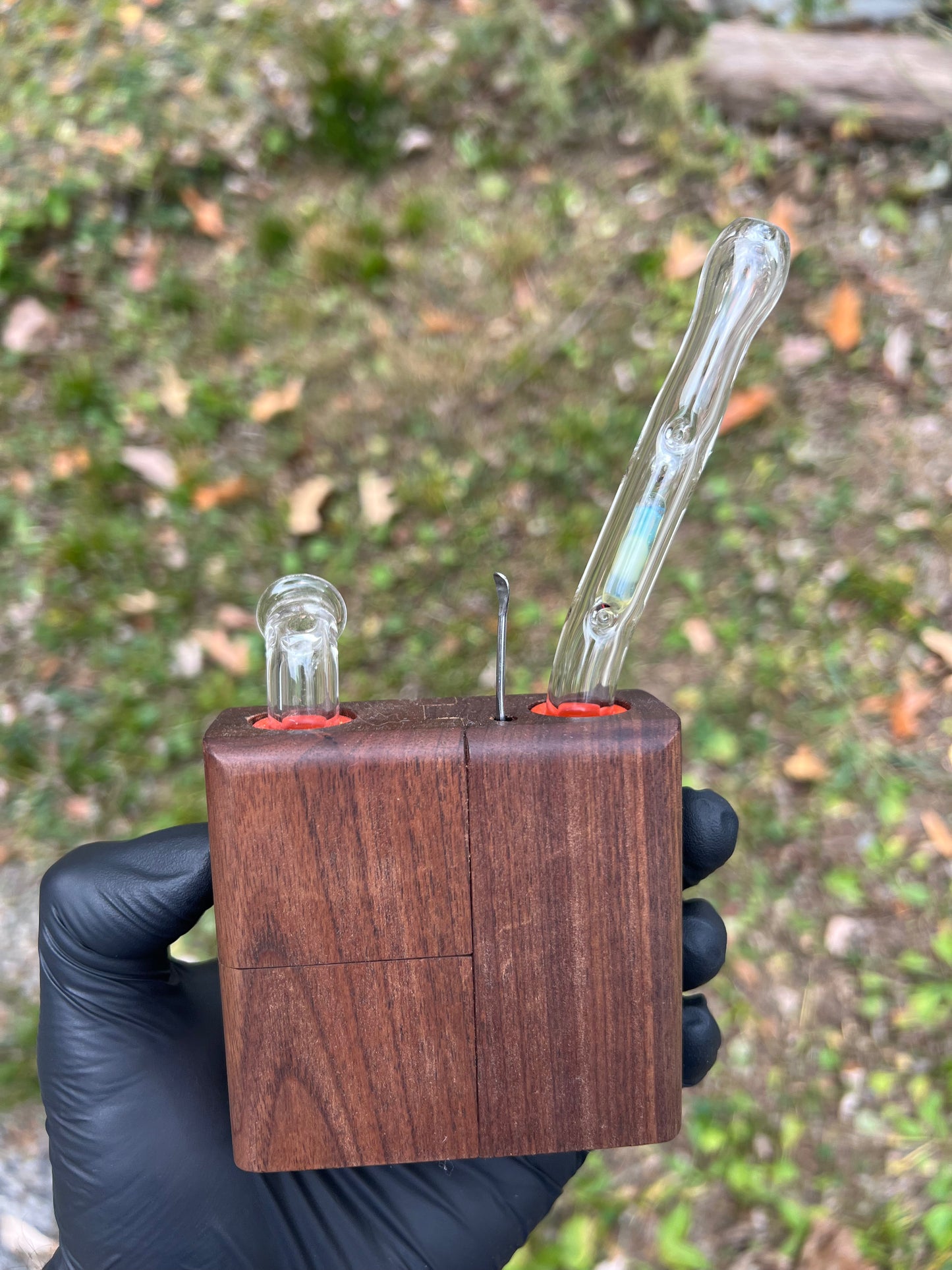 Sticky Brick Runt/ Jr Glass terp pill stem - Milky Yoshi (CFL)