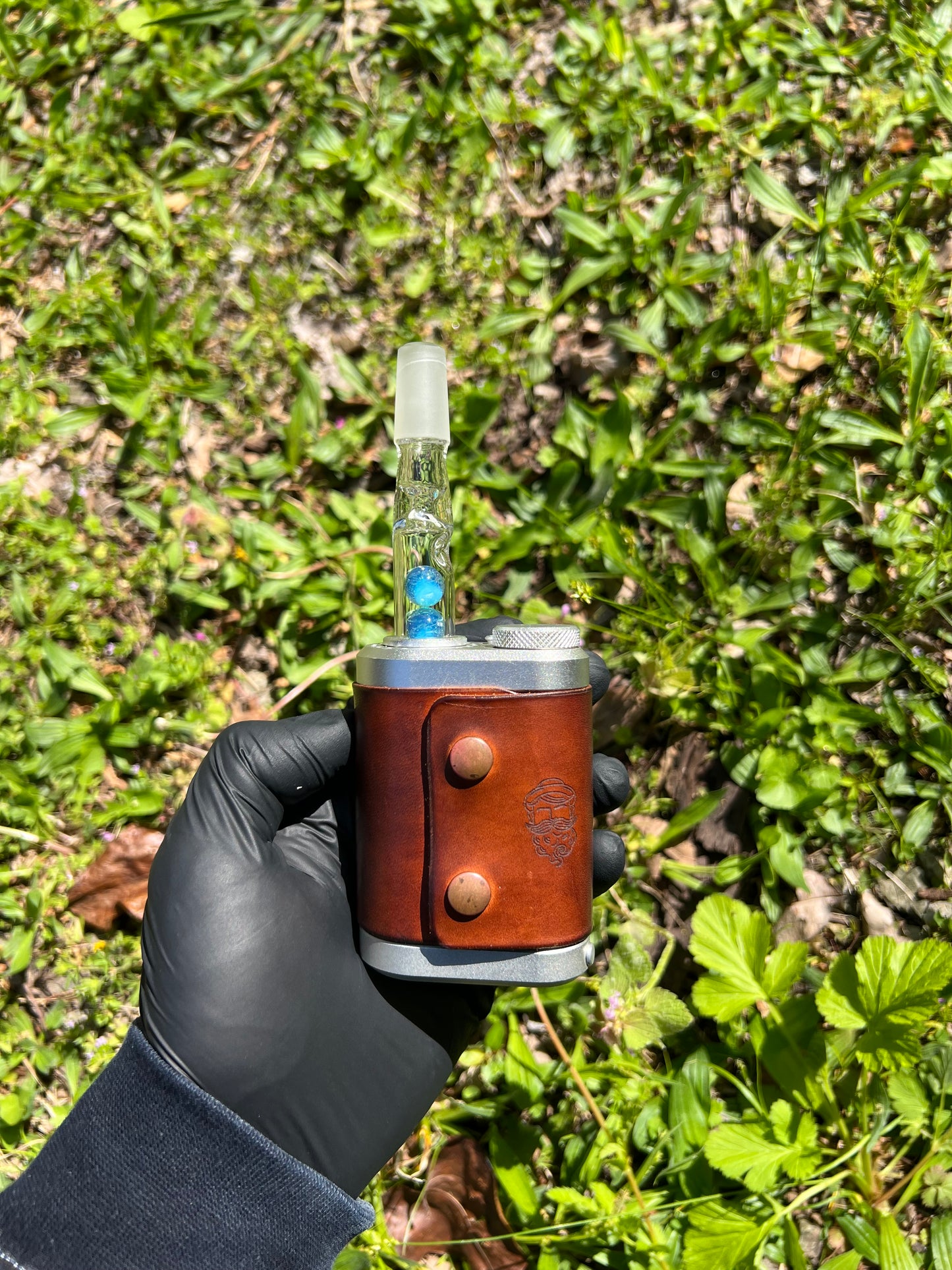 14mm WPA Tinymight Glass 3 Marble stem - Marina