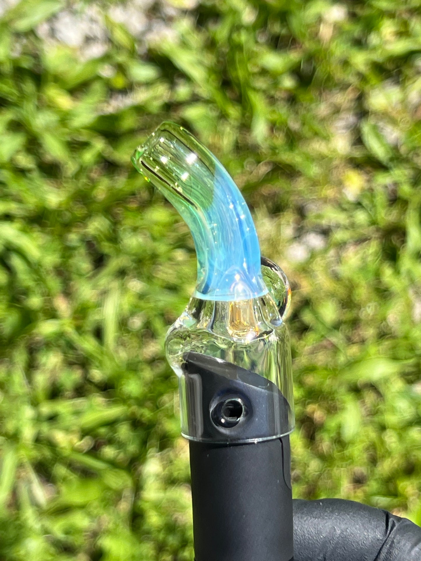 Puffco Pivot top - Silver Fume/absinthe