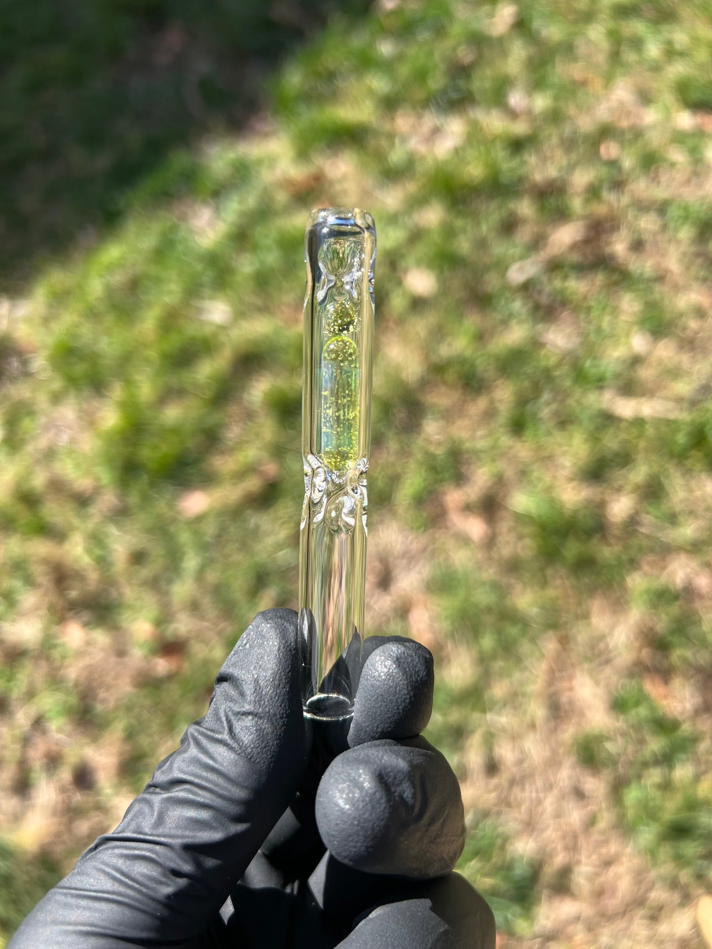 Bakx Glass Terp Pill/ marble Stem w/dimpled MP- Limeade