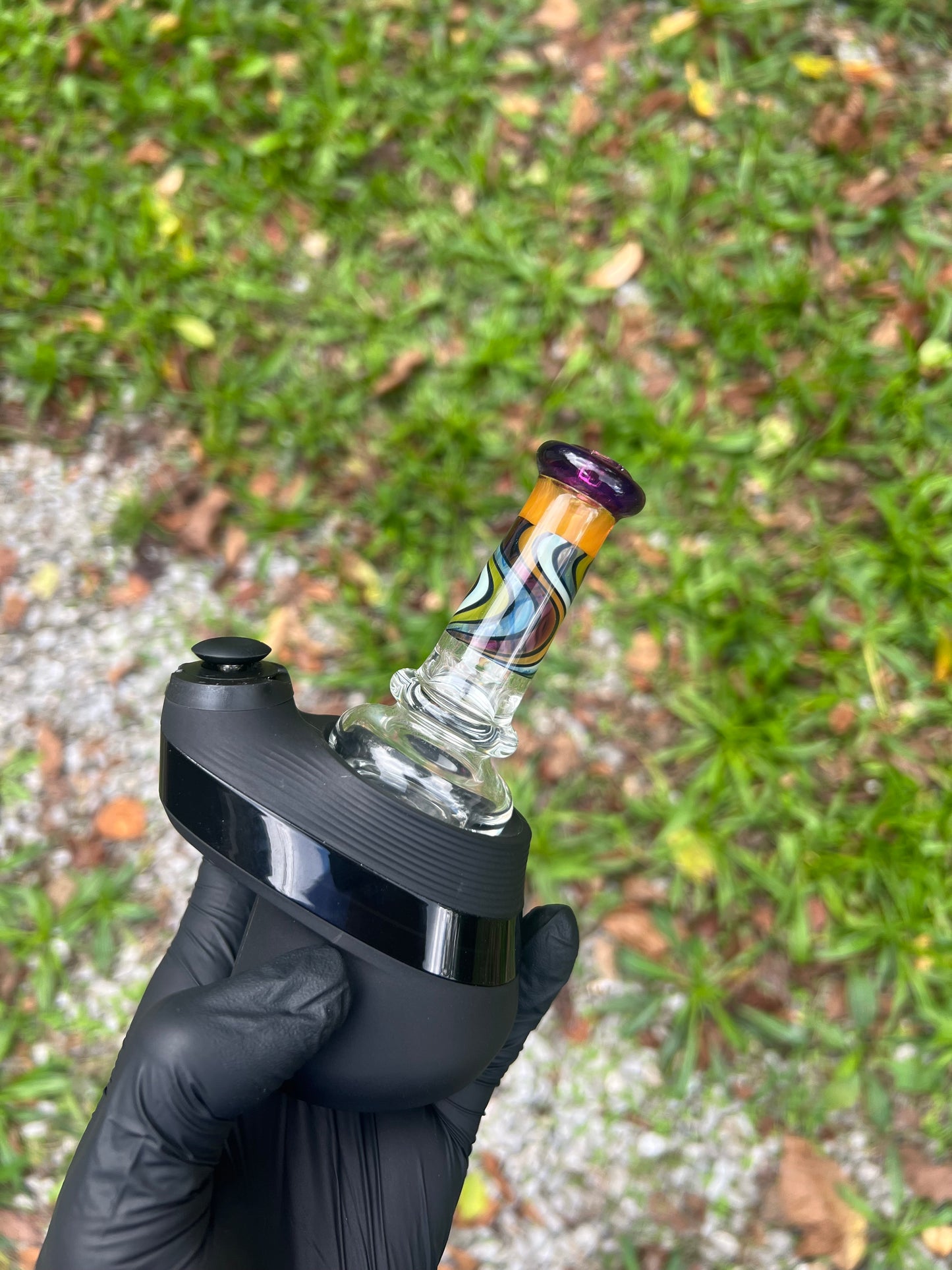 Puffco Peak Dry Top - Vibes / Gold Purple/ Orange