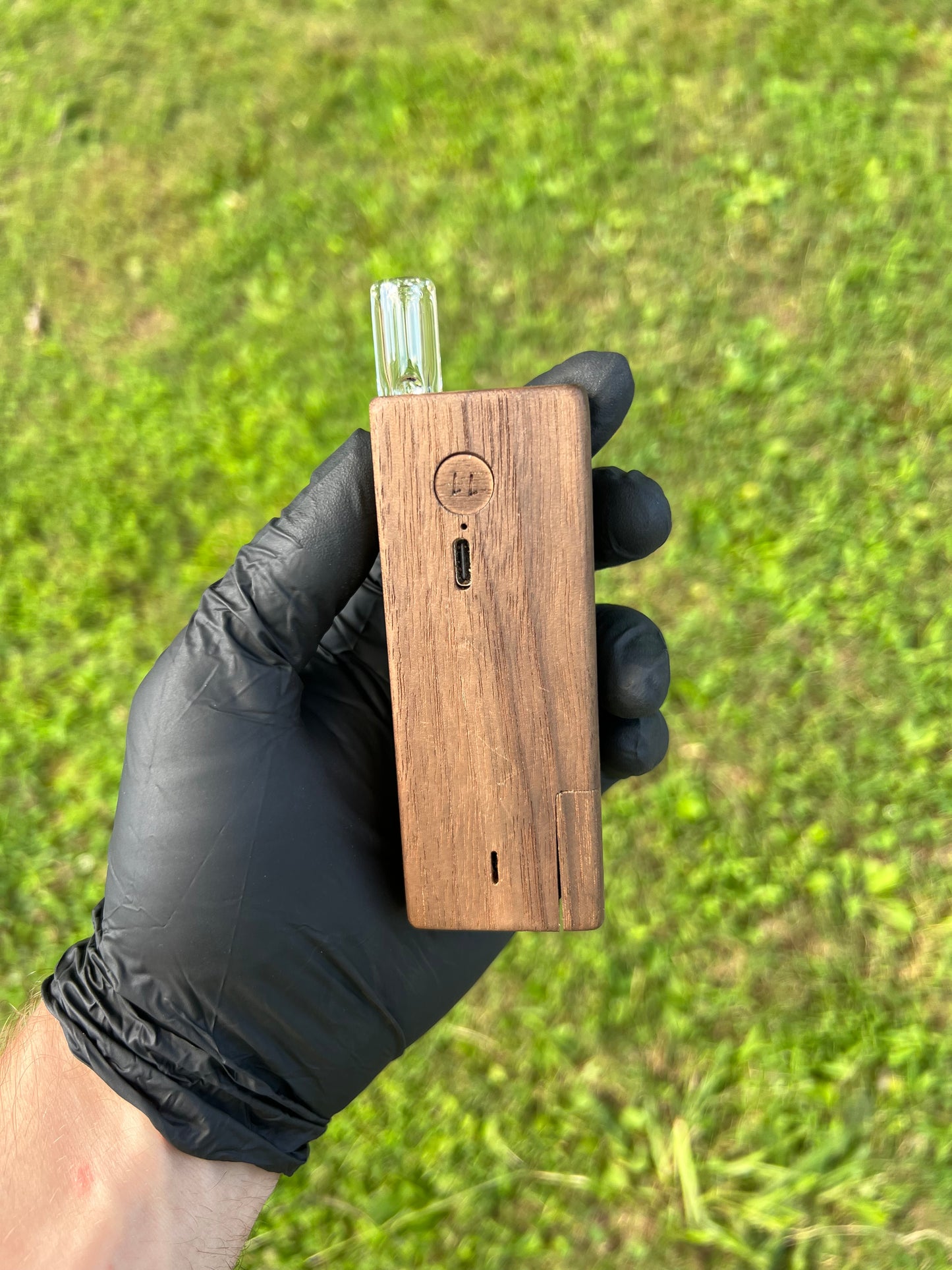 Firewood 11/ Glass 2 Terp Pill Stem- BlackBerry jam