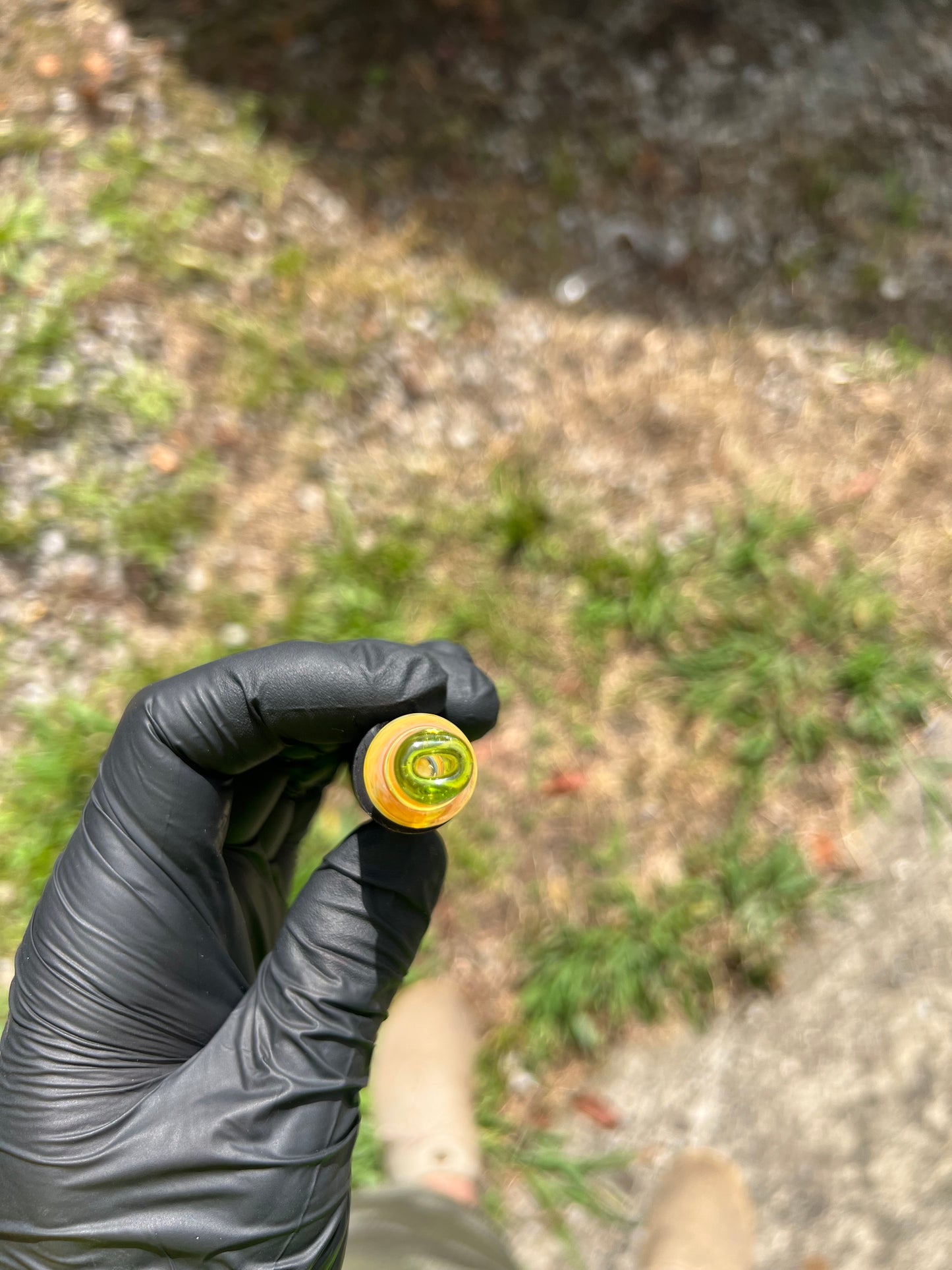Puffco Pivot Glass Implosion Turbine Top - Absinthe #2