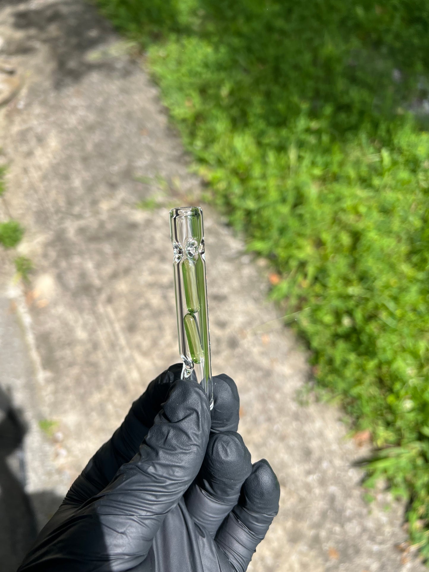 Potv Lobo/ One Glass 2 Terp pill stem - Absinthe
