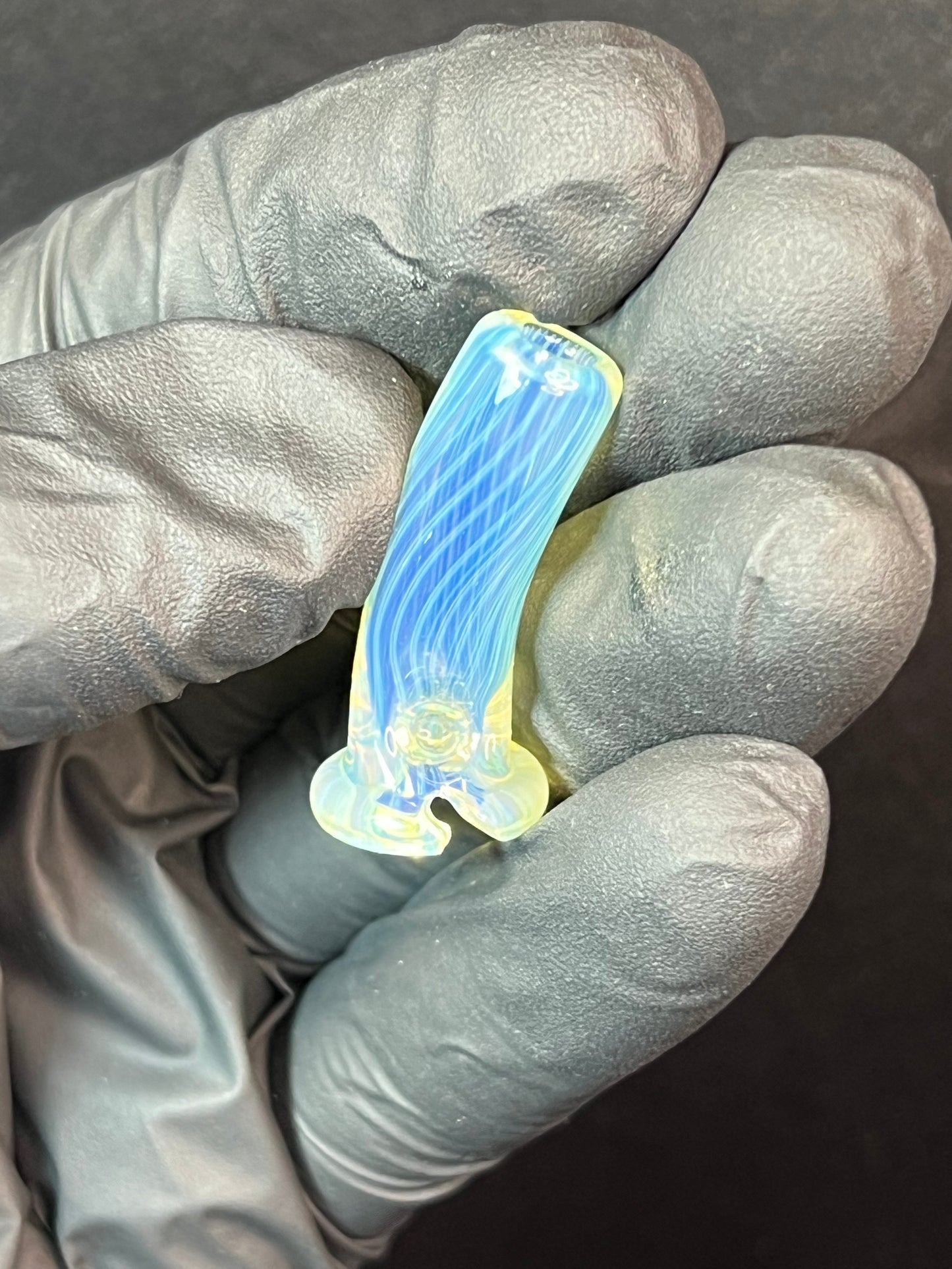 Puffco Pivot Glass Turbine Top - Silver Fume #3