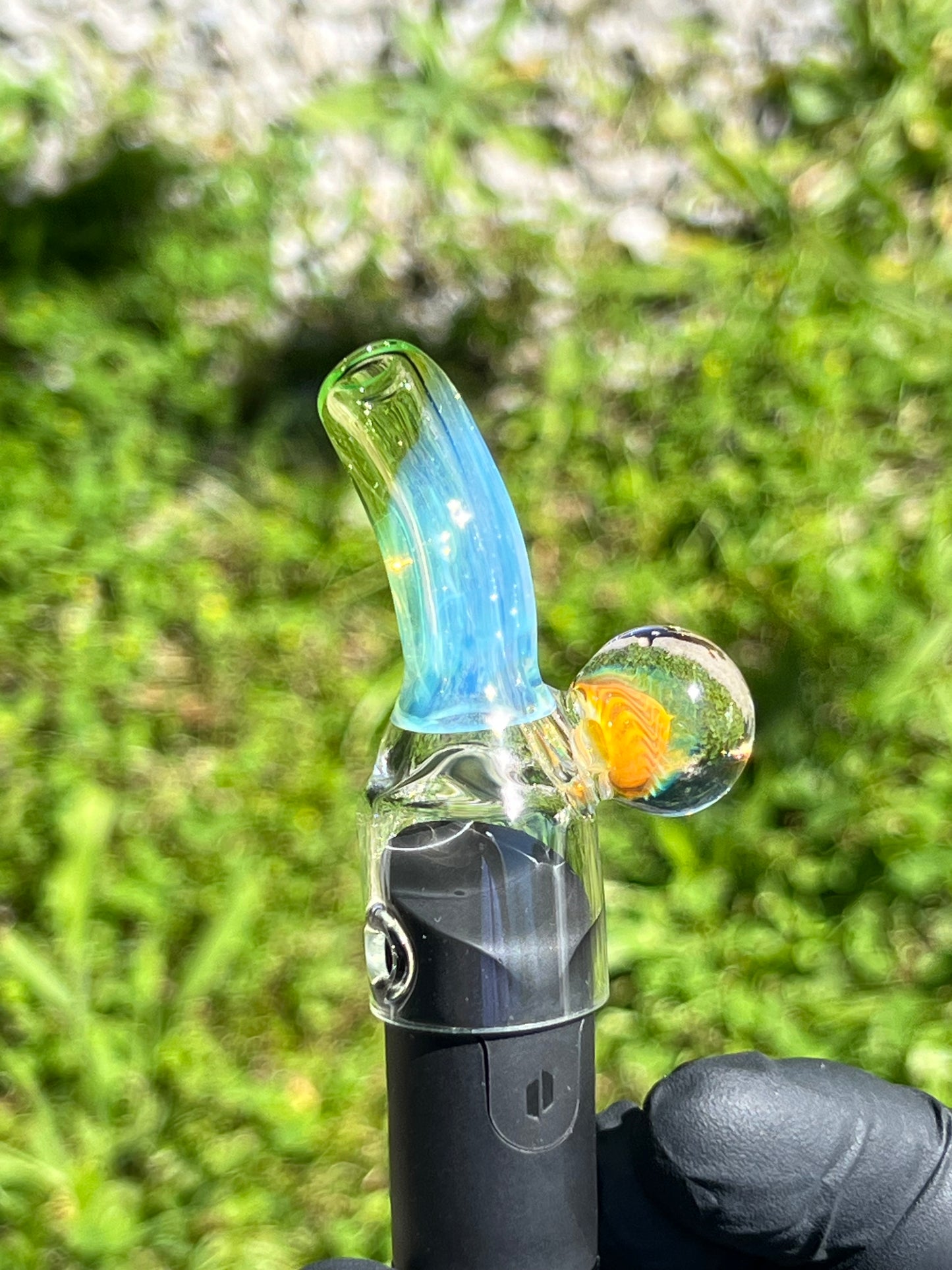 Puffco Pivot top - Silver Fume/absinthe