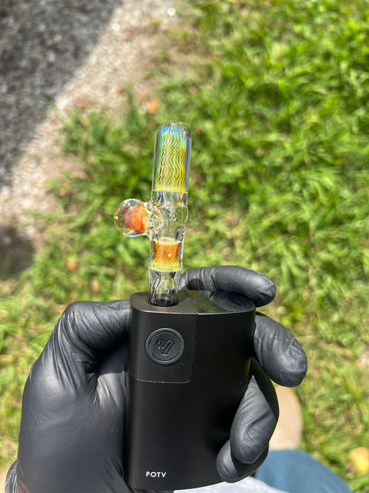 Potv Lobo/ One Glass stem- Silver Fume# 2