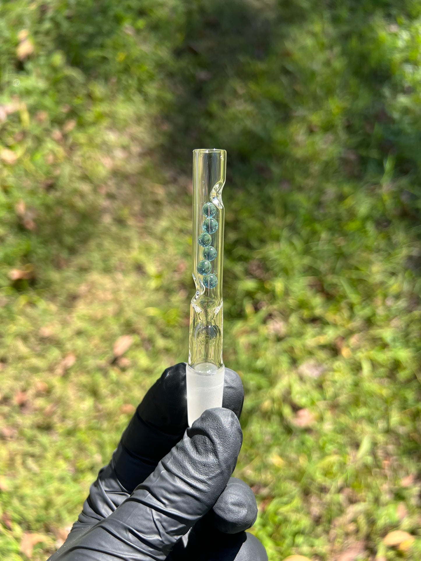 14mm Glass Marble Stem - Marina