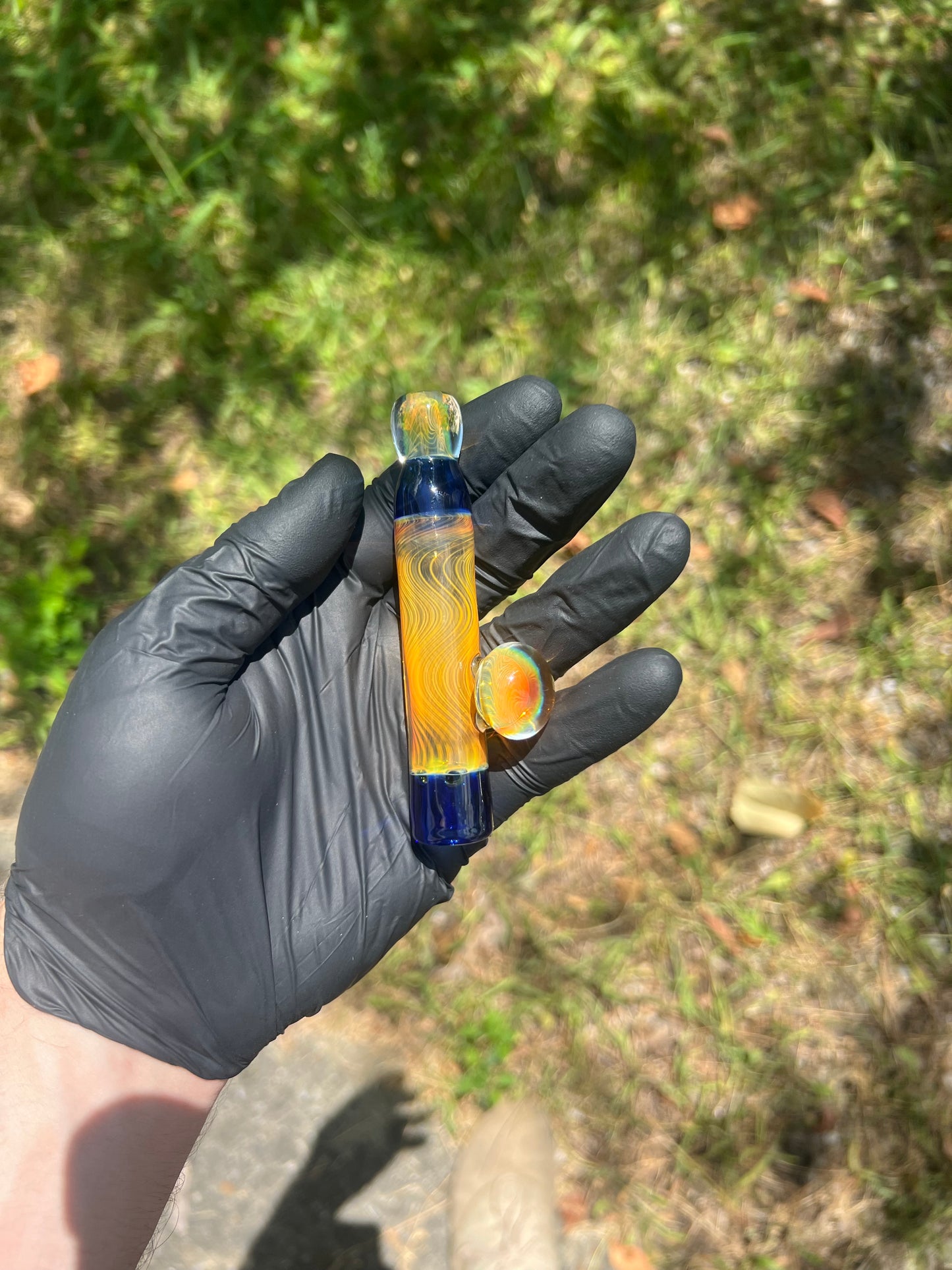 One Hitter - Silver Fume/ Cobalt