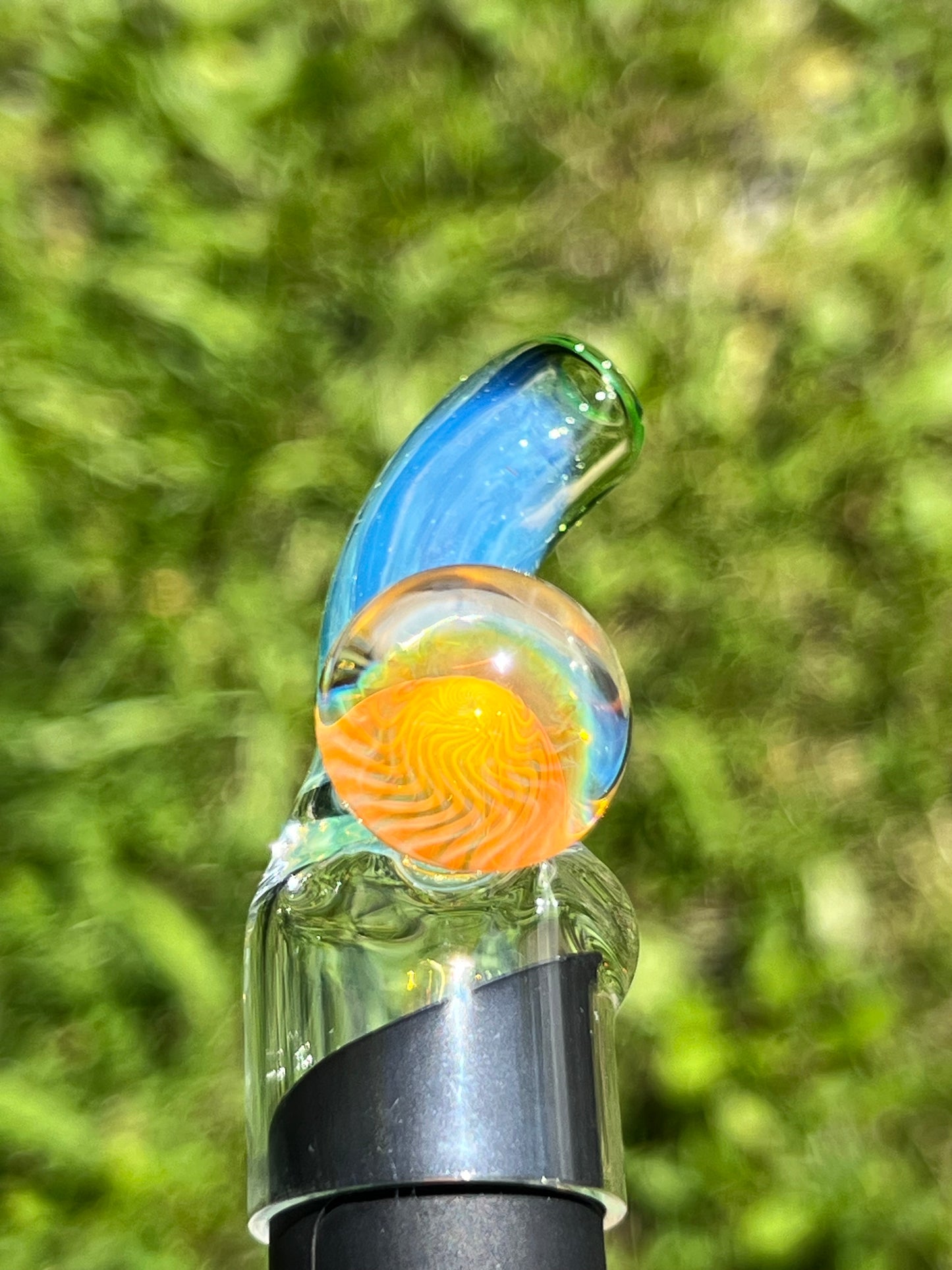 Puffco Pivot top - Silver Fume/absinthe