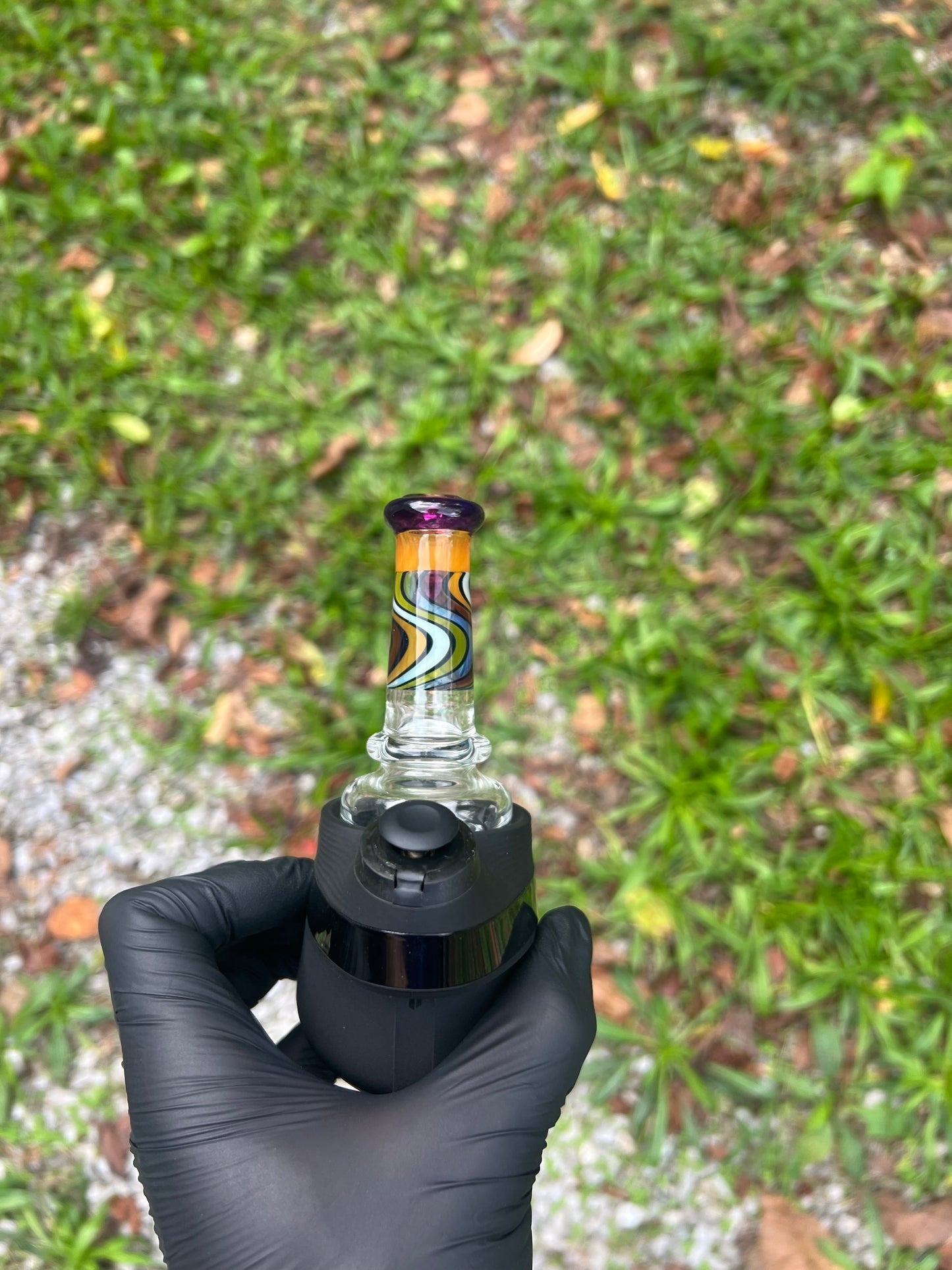 Puffco Peak Dry Top - Vibes / Gold Purple/ Orange