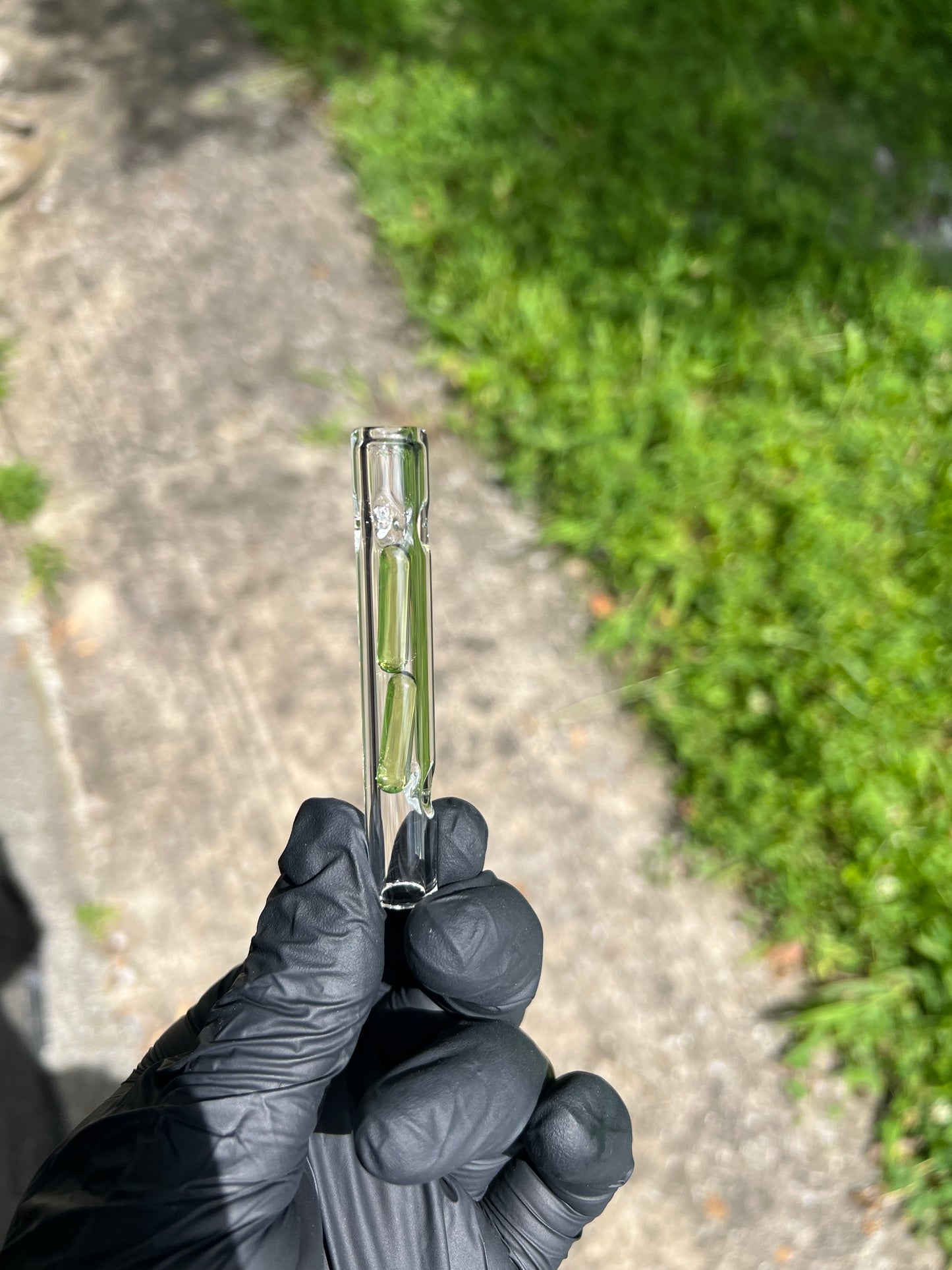 Potv Lobo/ One Glass 2 Terp pill stem - Absinthe