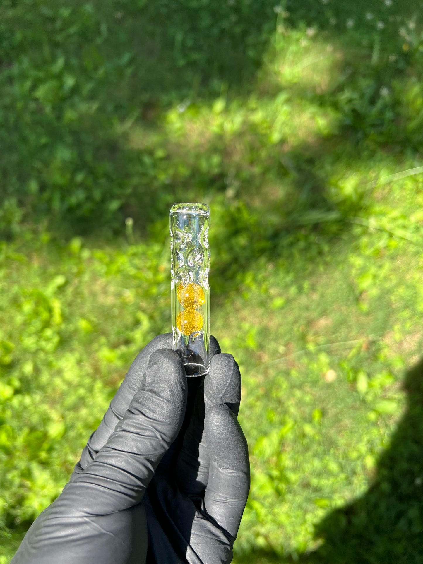 Tinymight Glass 2 Marble Stem w/dimpled mouthpiece - Crush