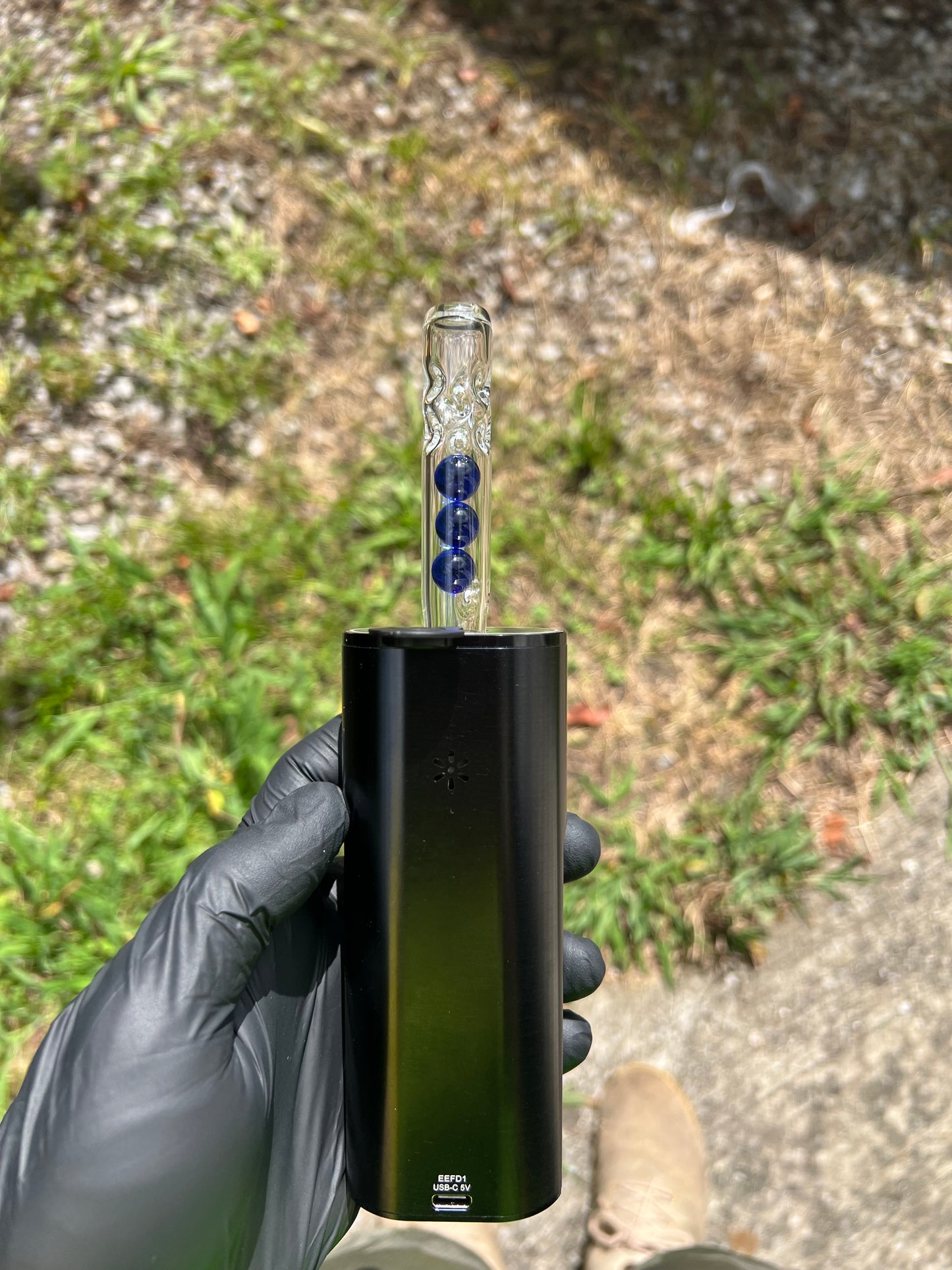 Solo 3 Glass Marble Stem - Cobalt