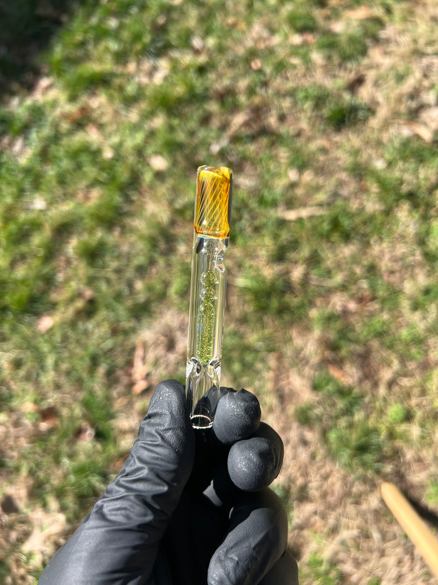 Potv Lobo/ One Glass terp pill/ marble stem w/ Fume Mp - Limeade