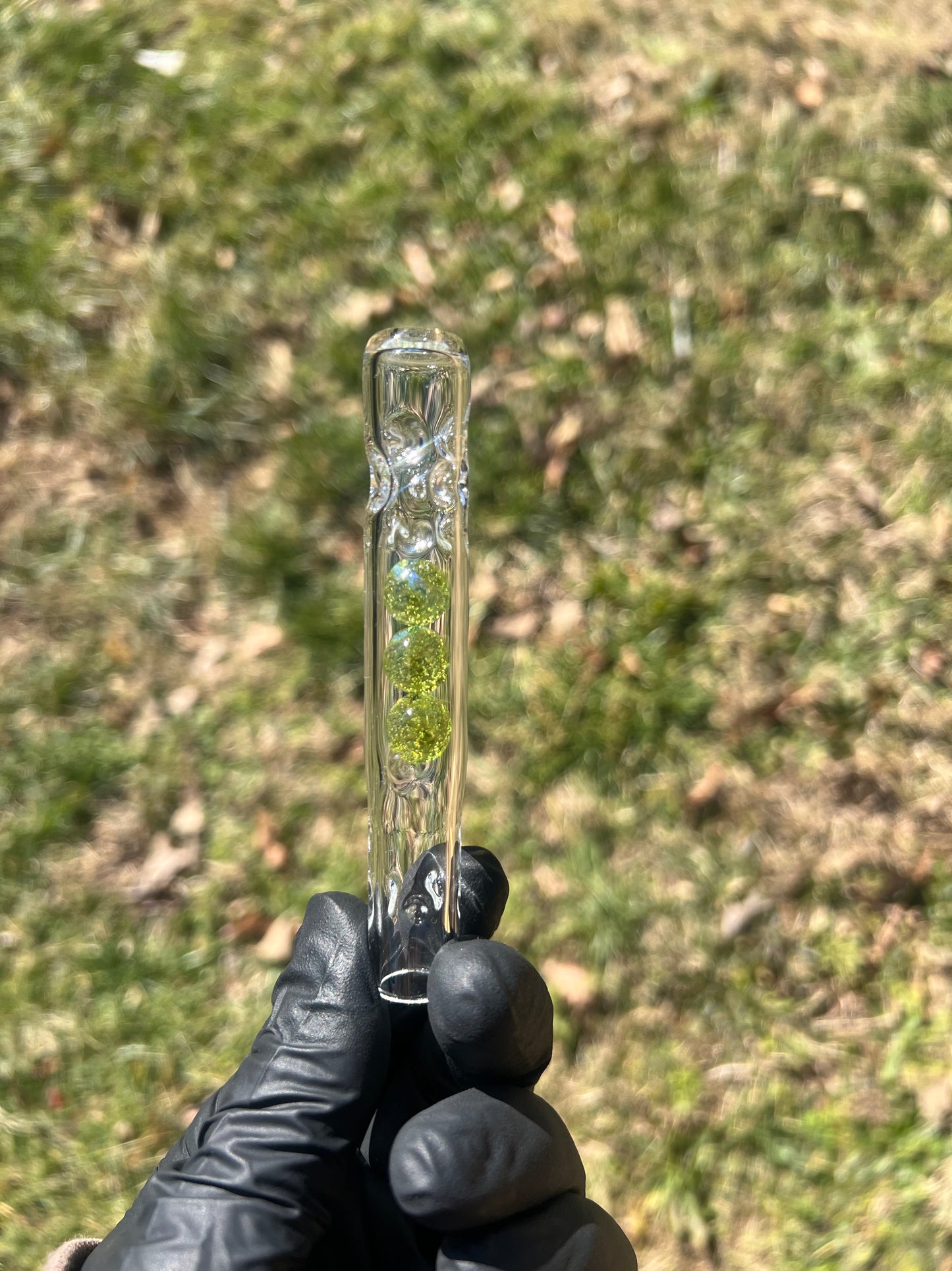 Solo 3 Glass Marble Stem - Limeade #2