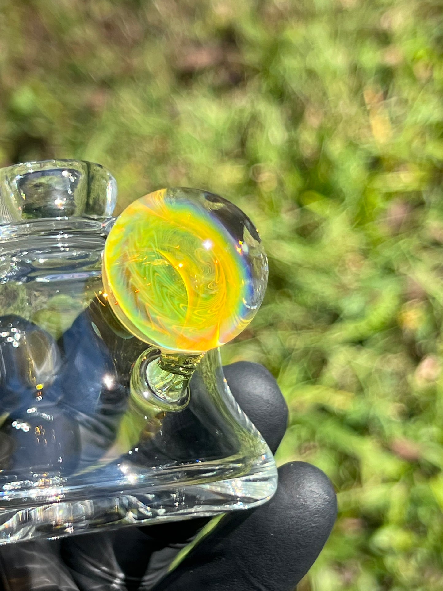 14mm dry rig w/ silver fume Marble- #1