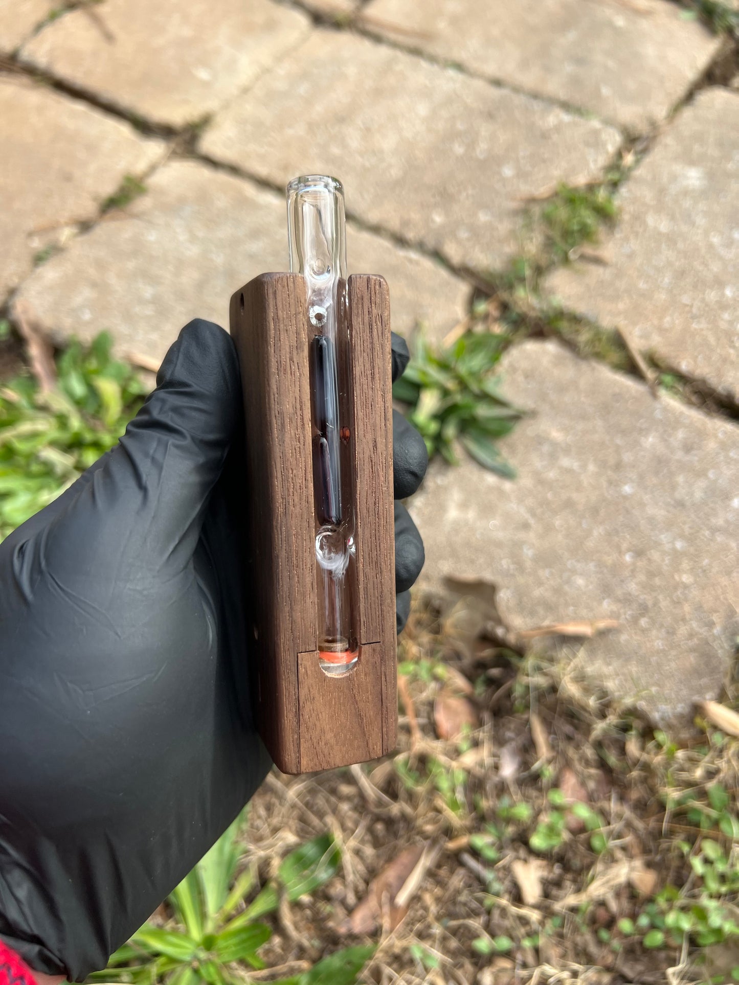 Firewood 11/ Dynavap Glass 2 Terp Pill Stem- blackberry jam