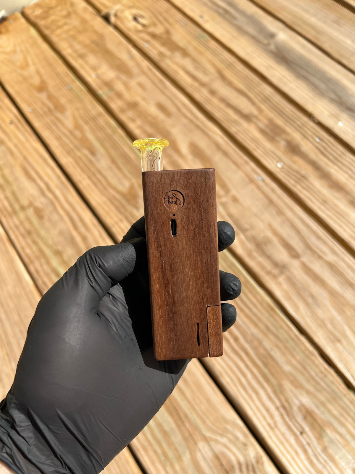 Firewood 11/12 Glass Terp Pill/ marble Implosion stem- Marina