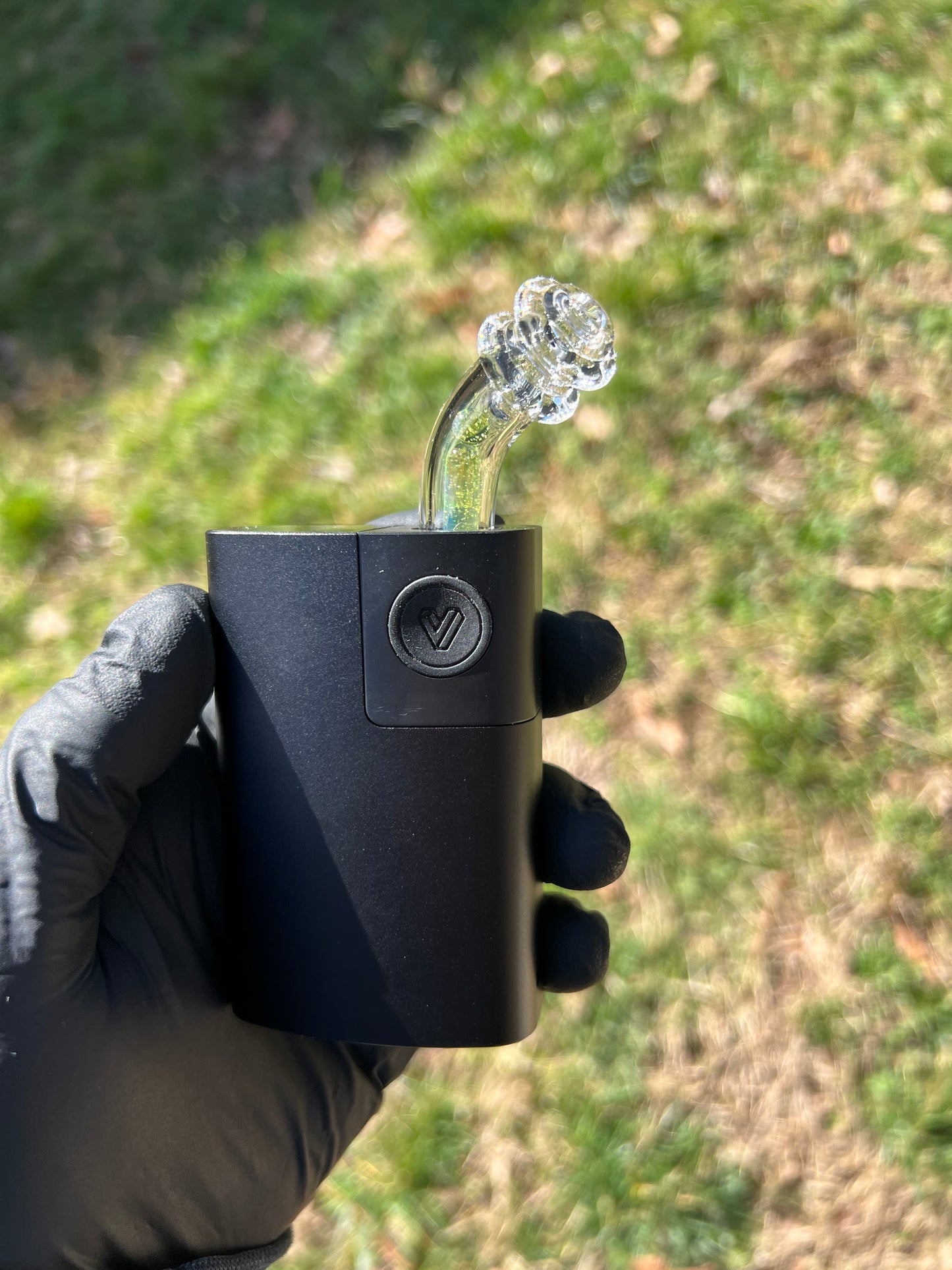 Potv Lobo/ One Glass terp pill/ marble stem w/ blown Mp - limeade #1