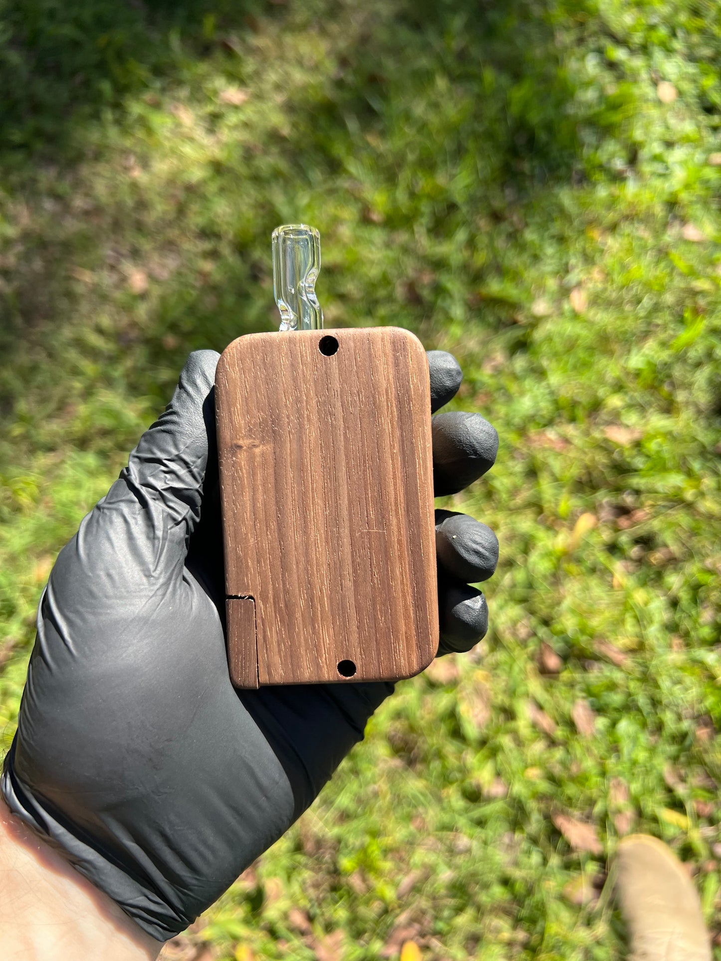FAT X/ Dynavap Glass Marble Stem- Red