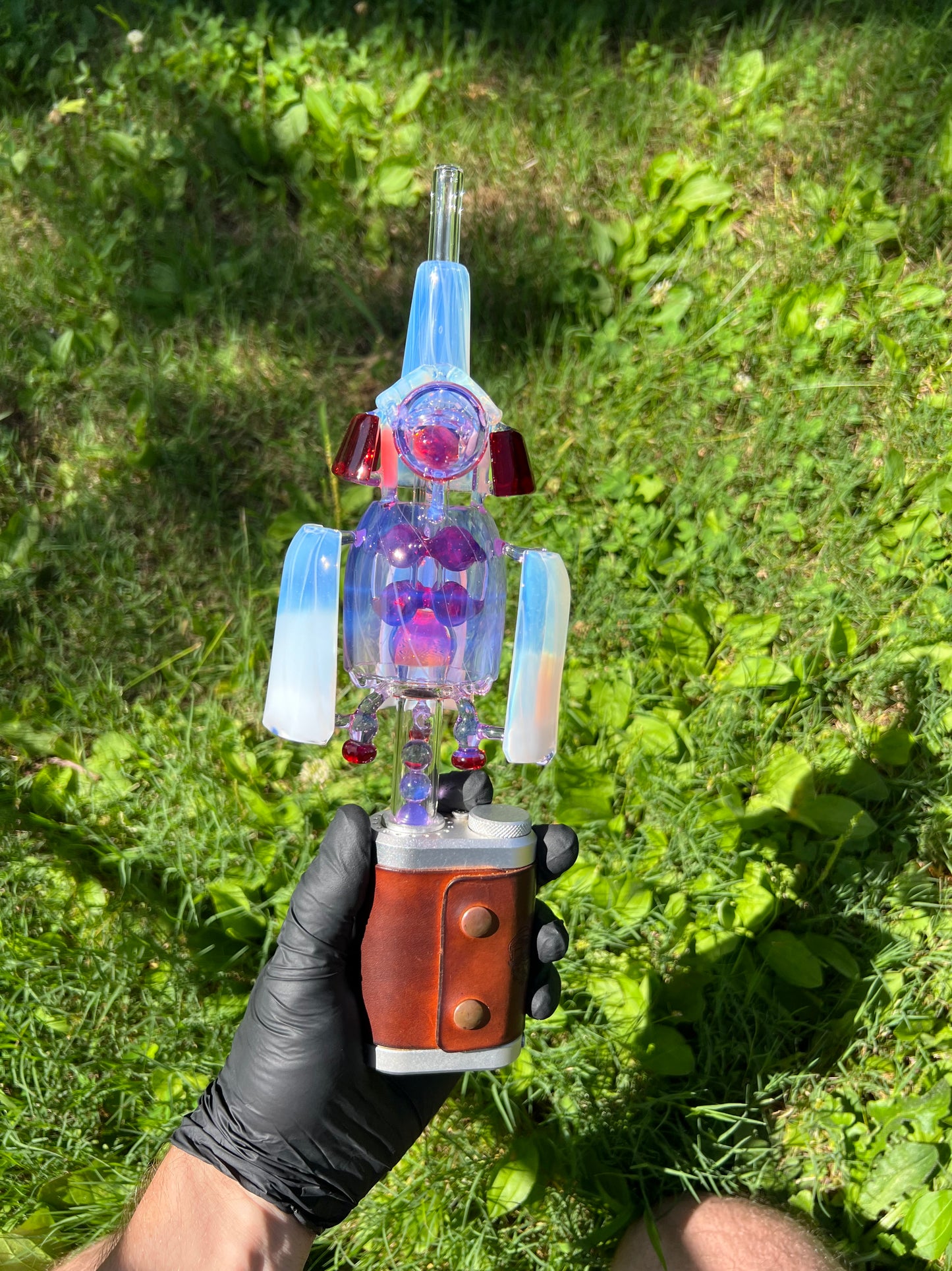 Tinymight Star-Fighter - Amethyst Opal/Red/ Moonlight White Opal