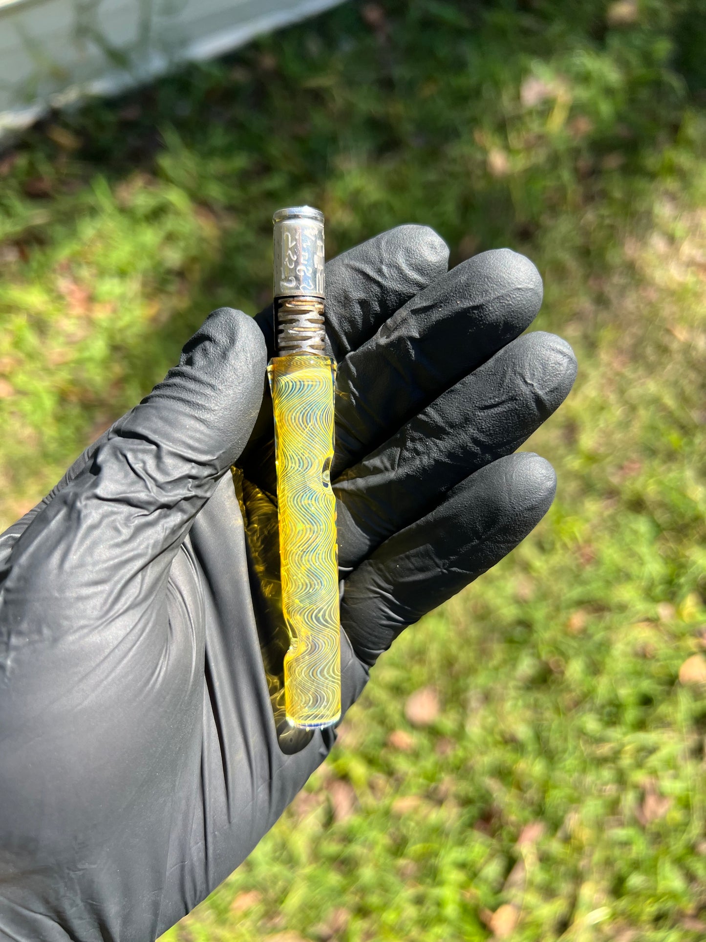 Dynavap Stem Full Silver Fume w/ Marbles- Absinthe