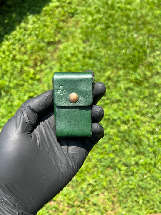 2x 18650 battery case- green