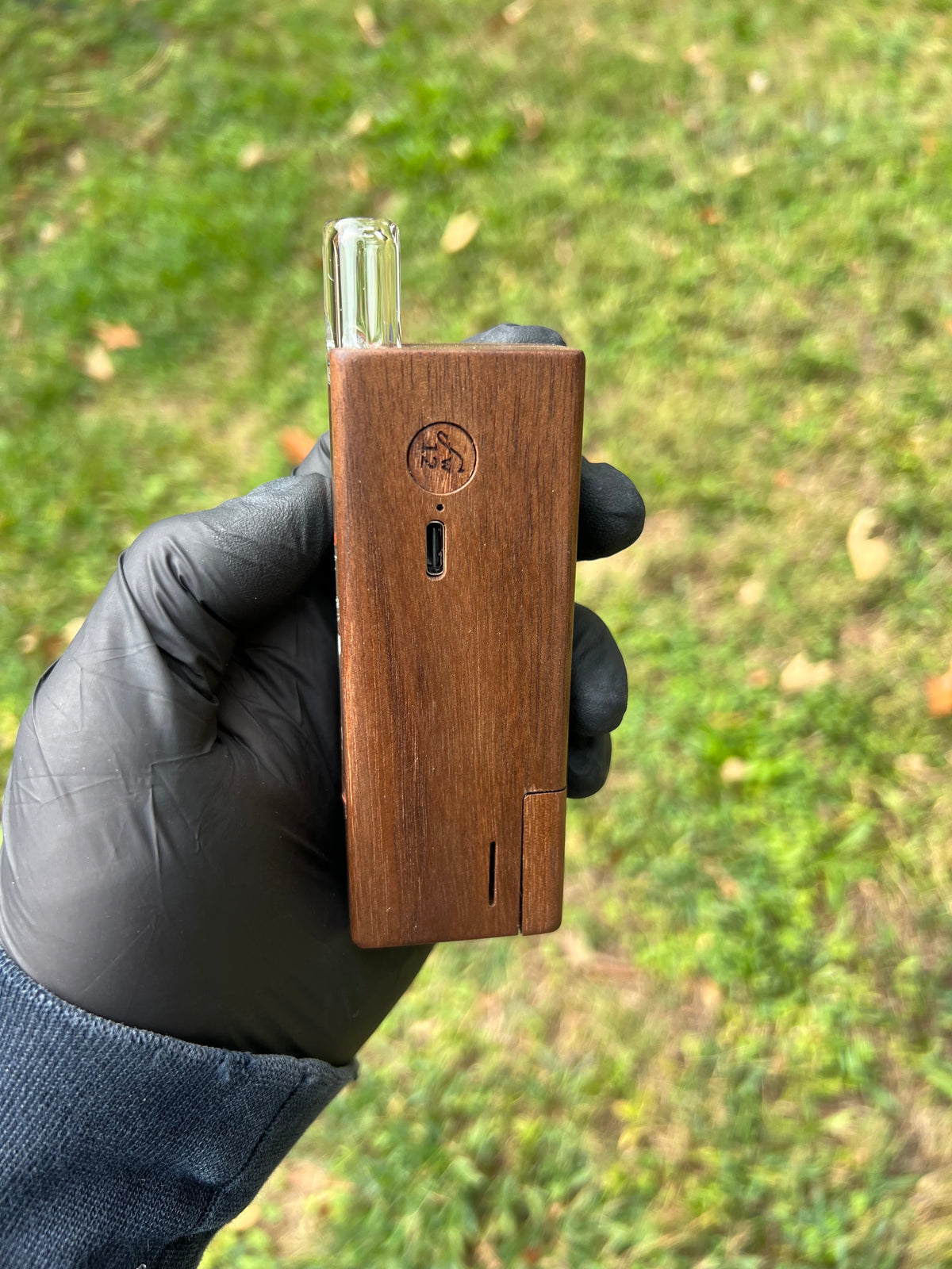 Firewood 11/12 Glass Terp Pill/ marble Stem- Marina