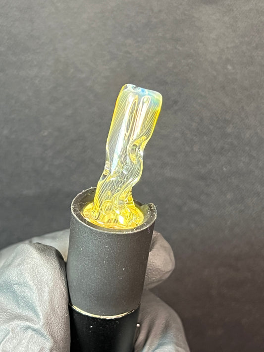 Puffco Pivot Glass Turbine Top - Silver Fume #4