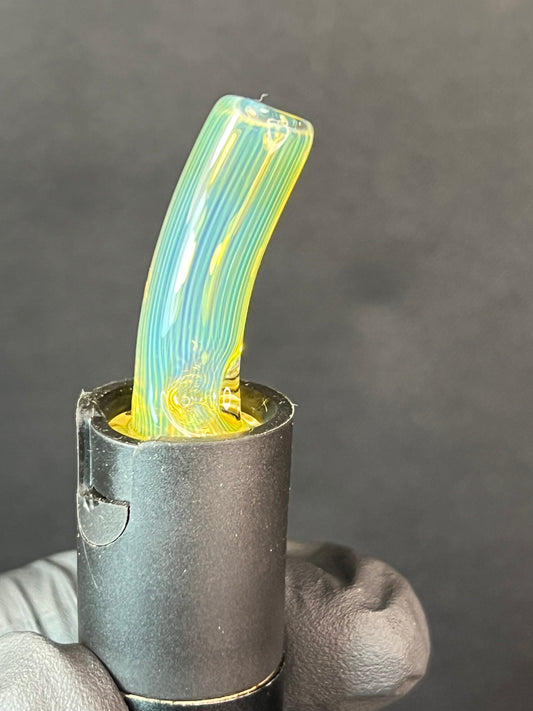 Puffco Pivot Glass Turbine Top - Silver Fume #1