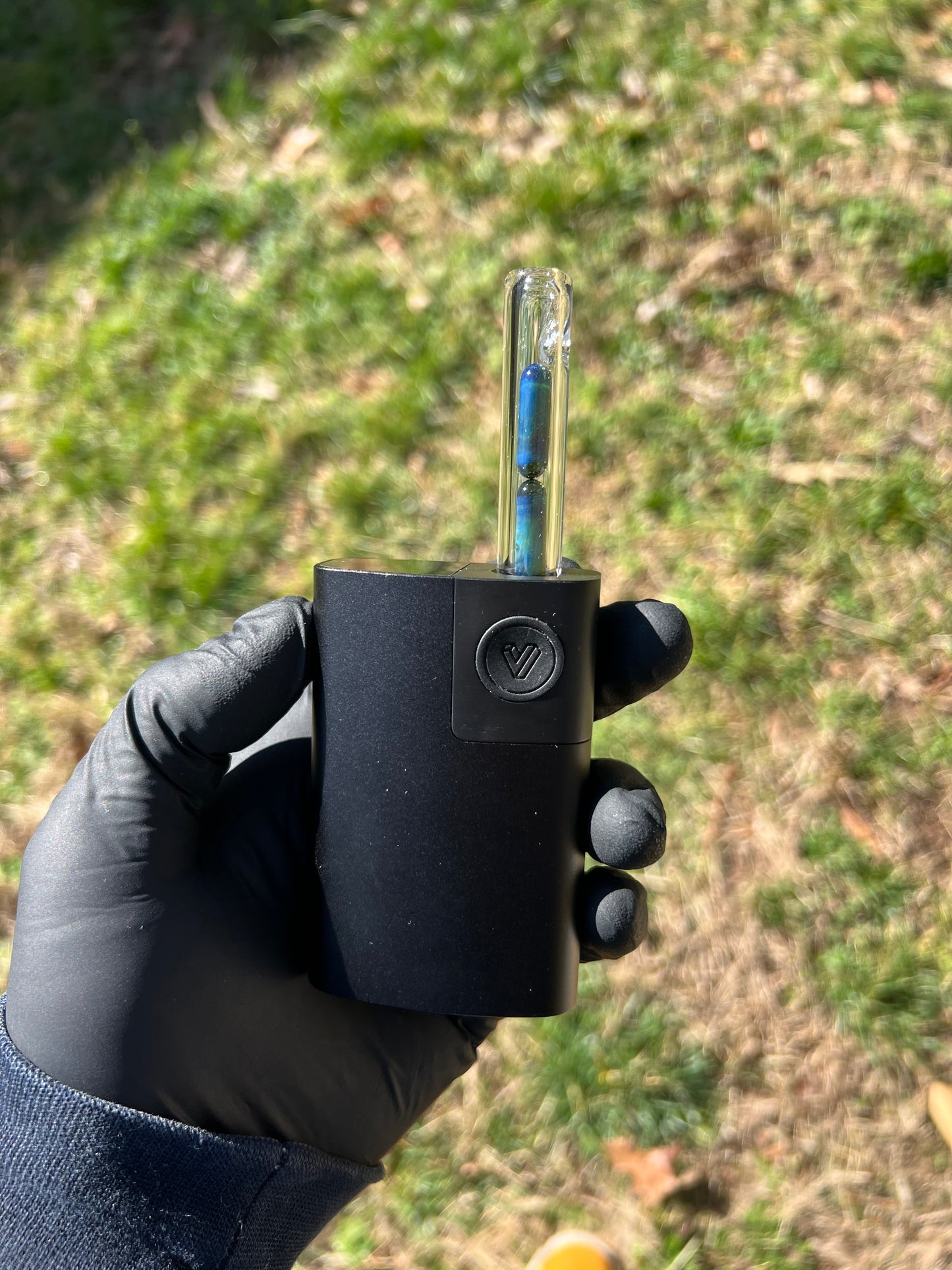 Potv Lobo/ One Glass 2 Terp pill stem - blue honey