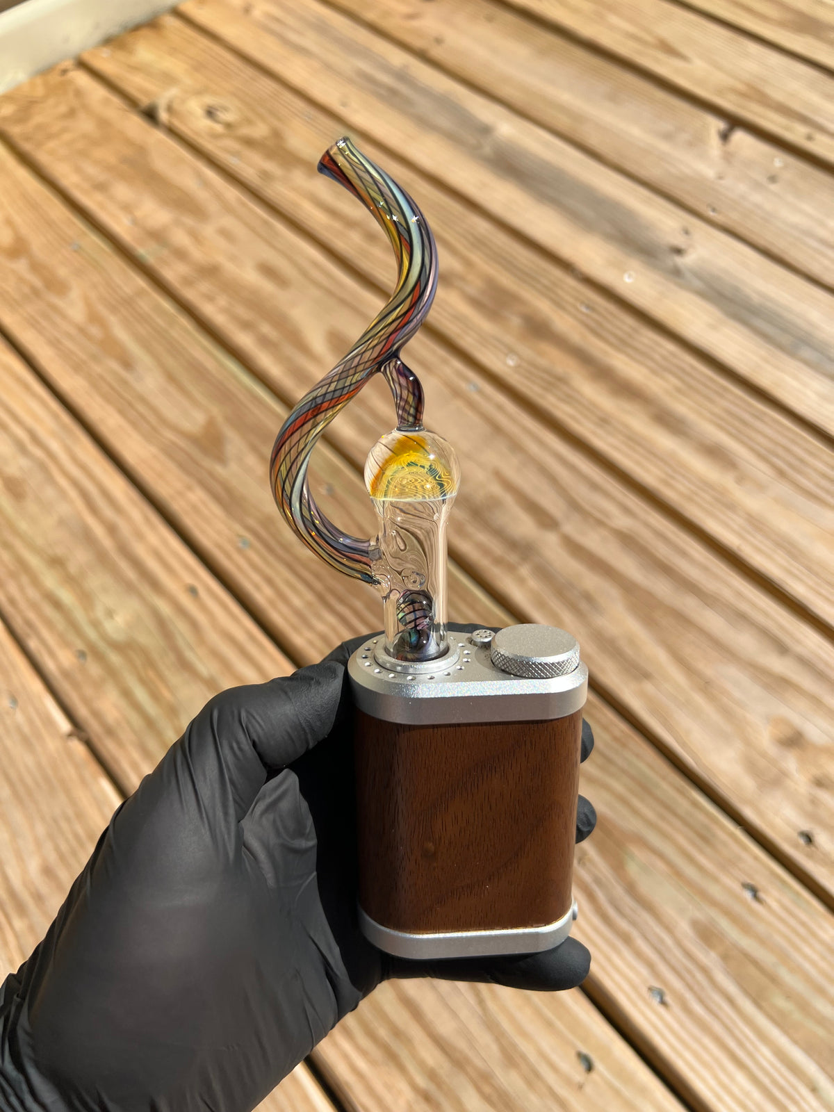 Tinymight Glass 3 Marble Stem implosion- Vibes