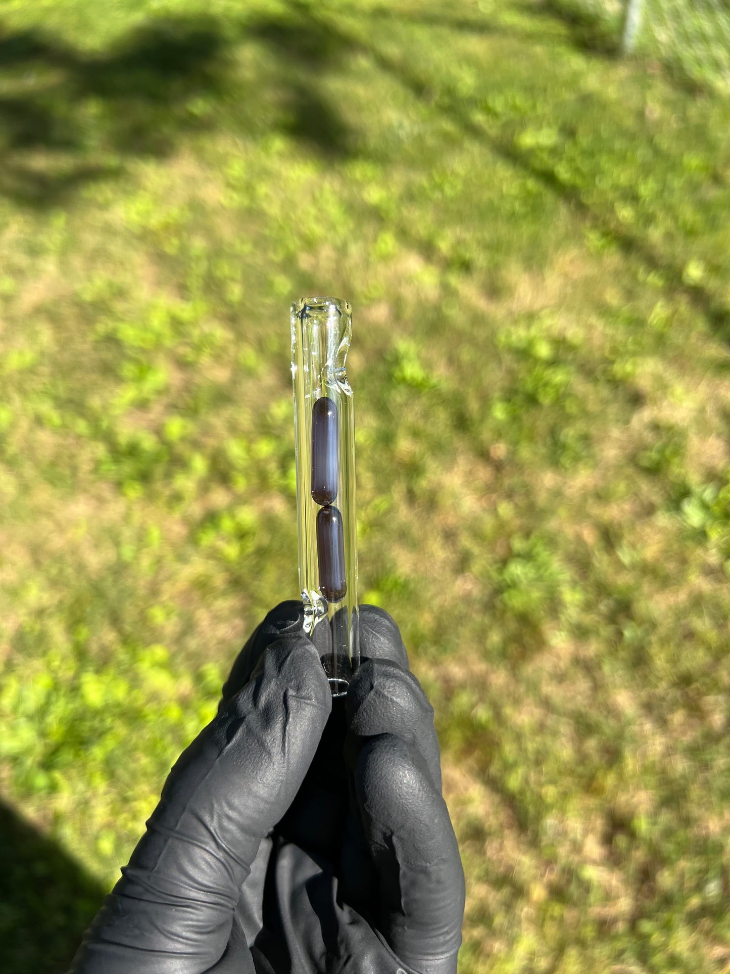 Potv Lobo/ One Glass 2 Terp pill stem - blackberry jam