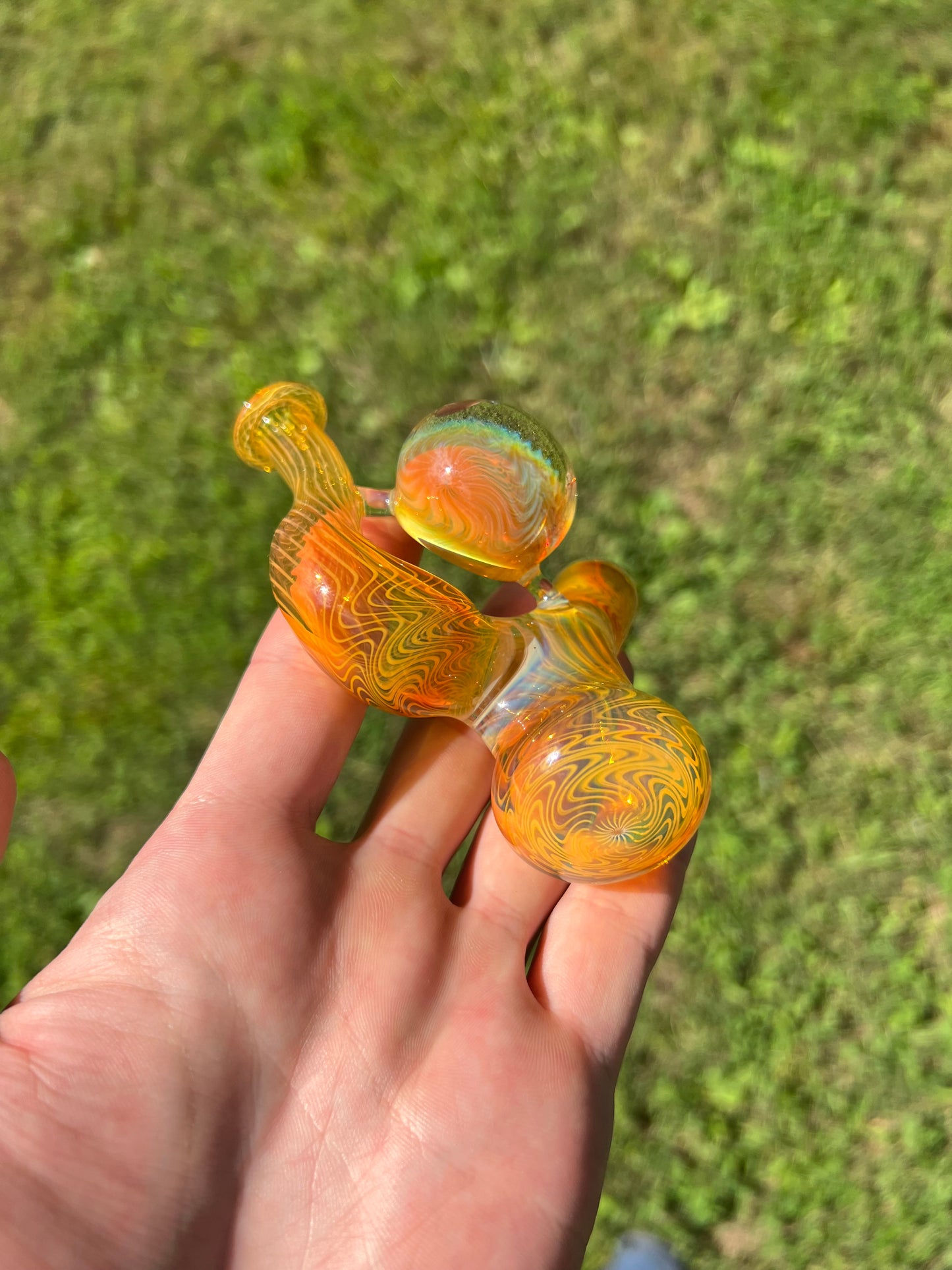 14mm Angled Sherlock - Silver Fume