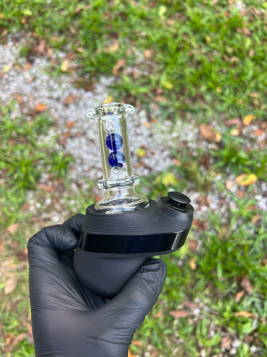 Puffco Peak Dry Marble Top - Cobalt Blue