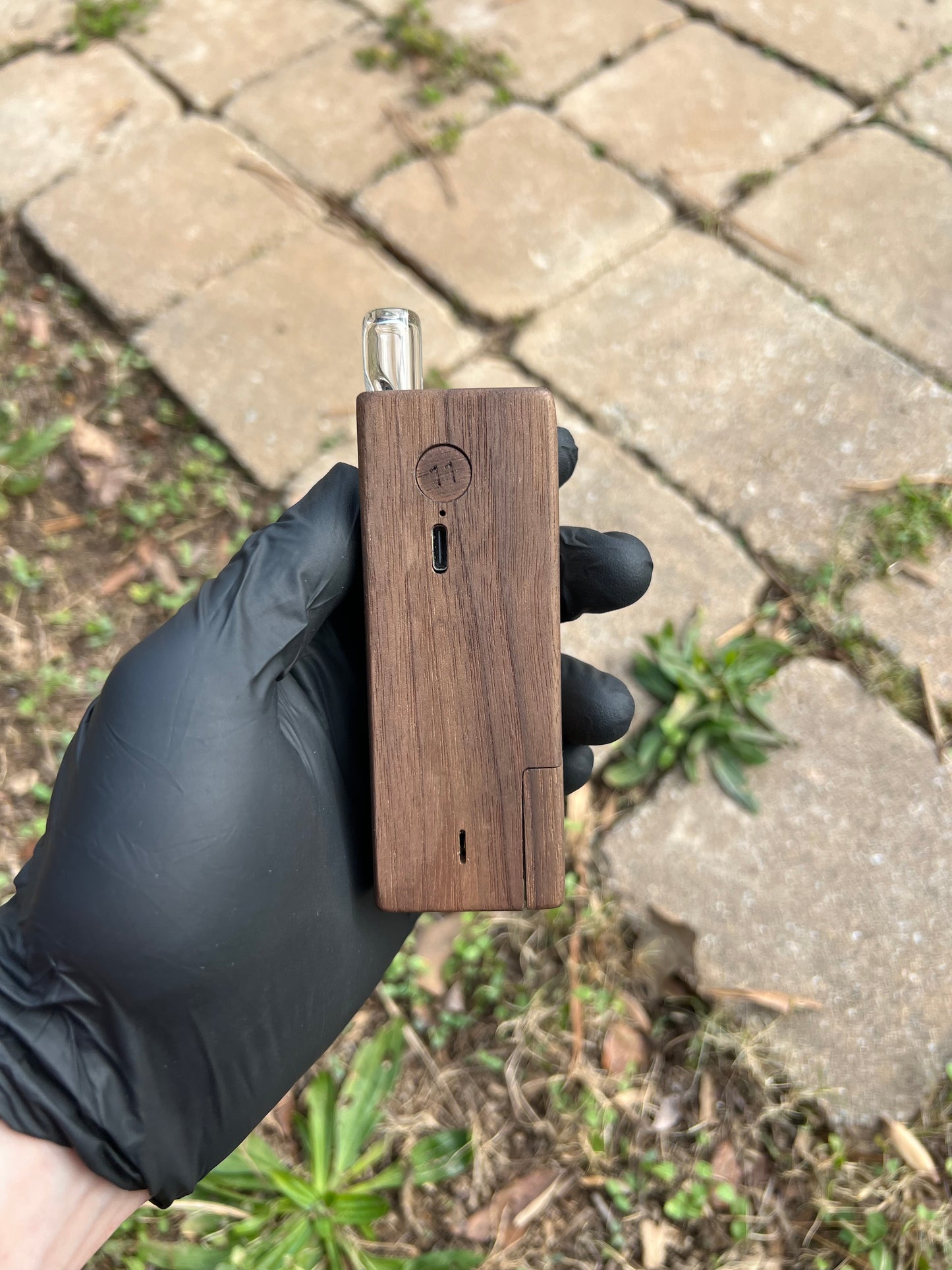 Firewood 11/ Dynavap Glass 2 Terp Pill Stem- Red