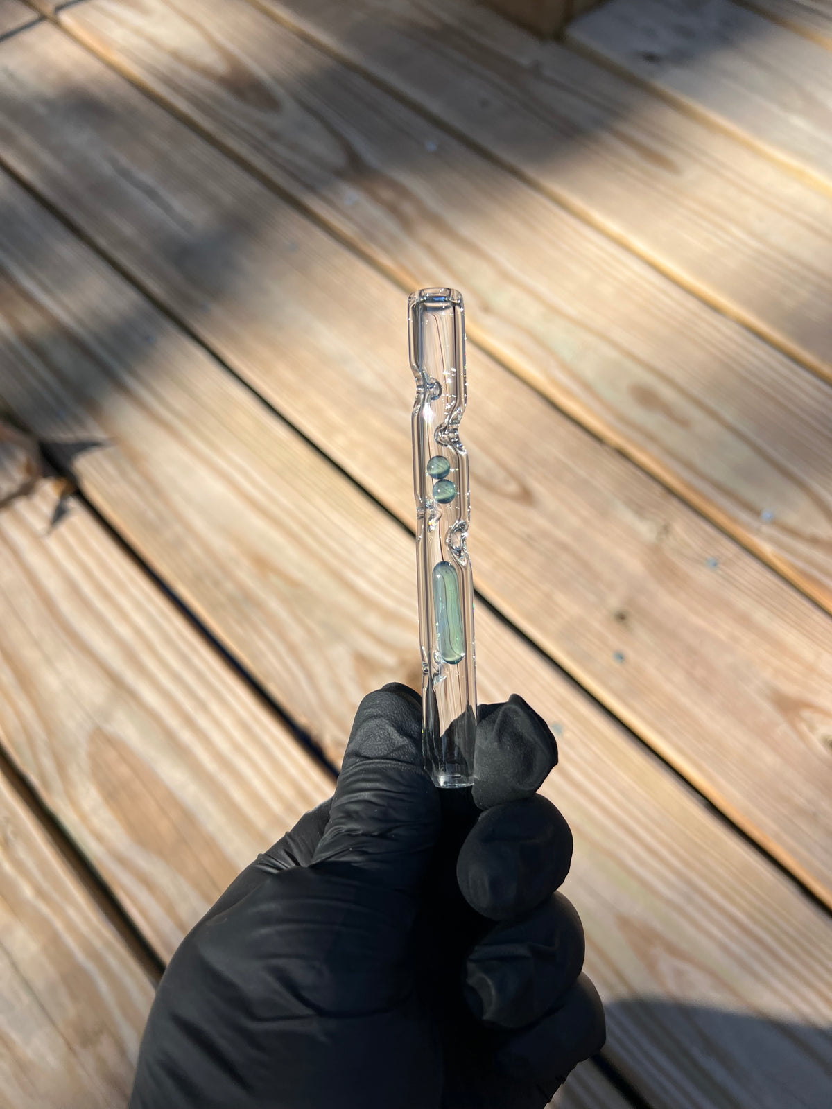 Firewood 11/12 Glass 2 Terp Pill/ marble Stem- Marina