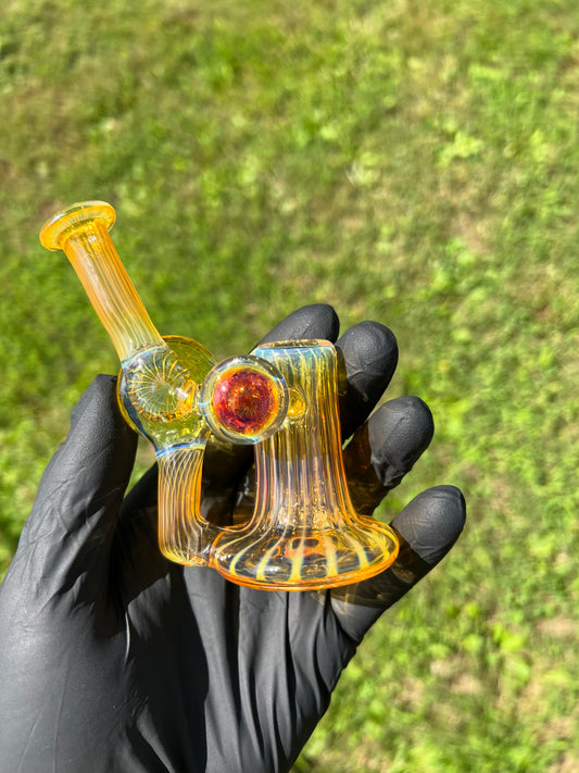 Phaseglass x Highartisan 10mm Snail recycler