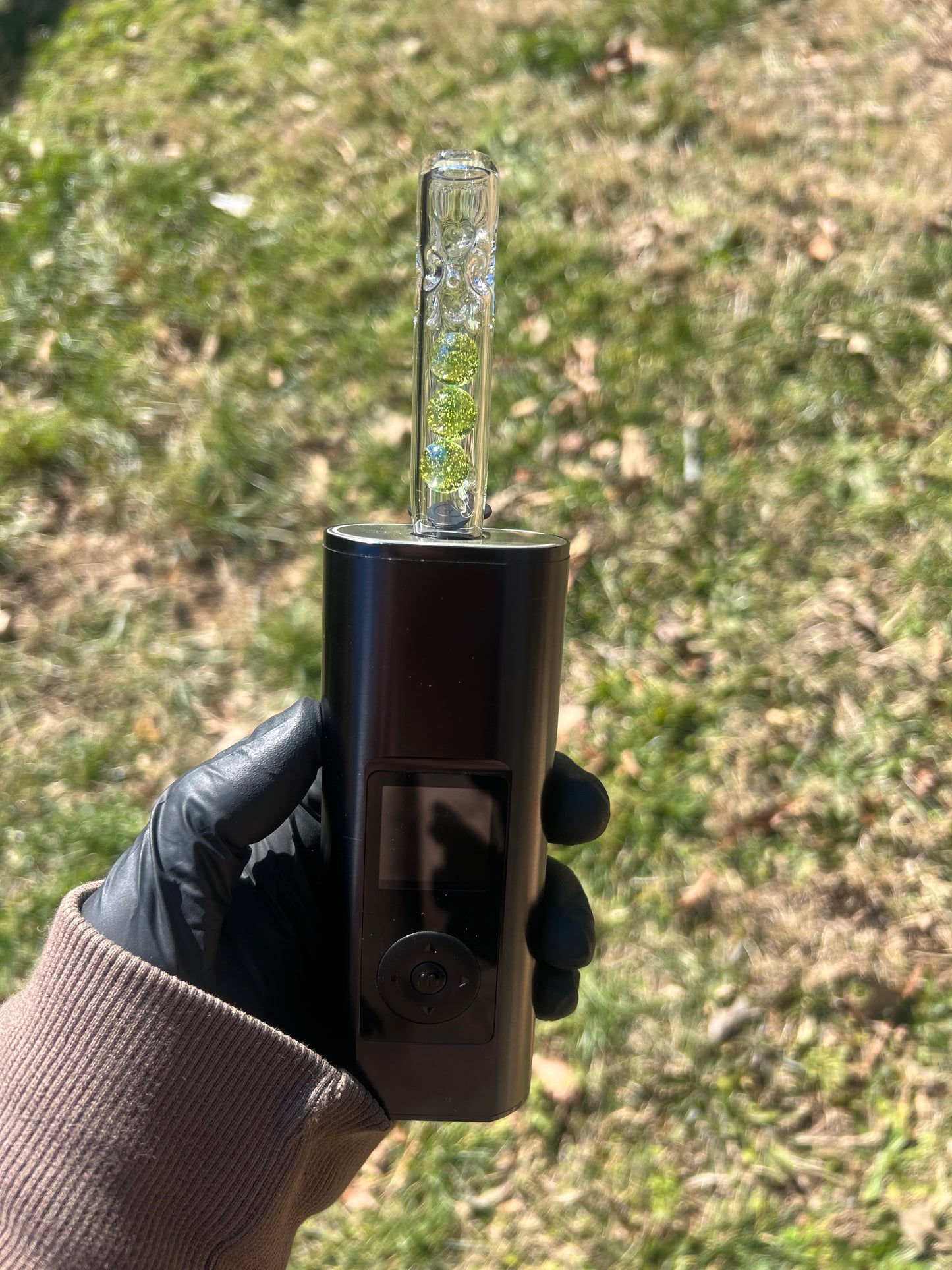Solo 3 Glass Marble Stem - Limeade #2