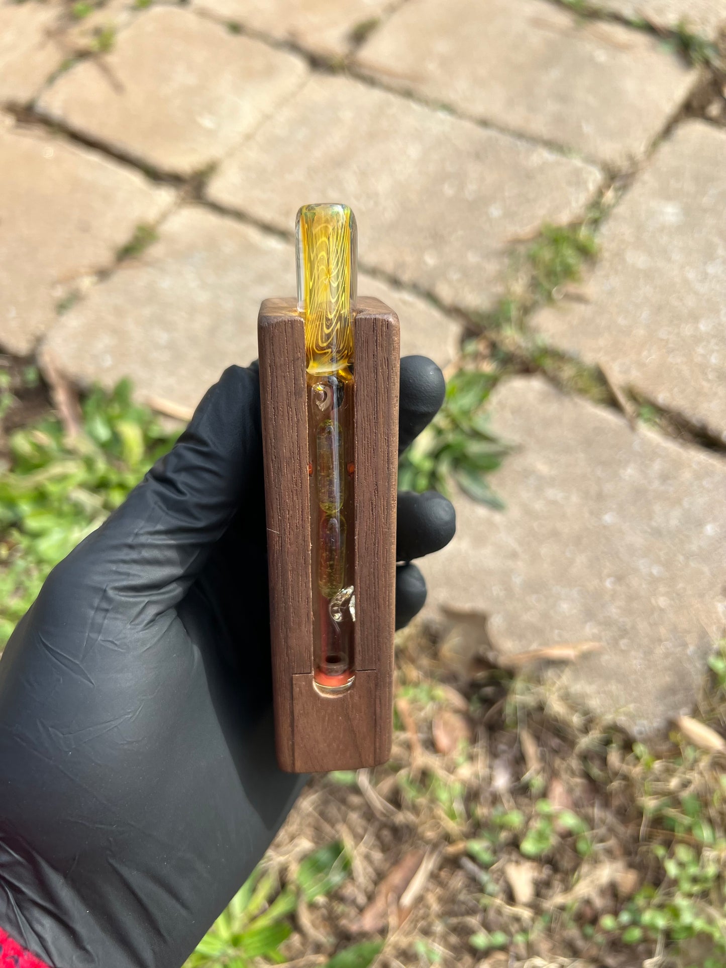 Firewood 11/ Dynavap Glass Terp Pill/ Marble Stem w/ fume MP- Limeade