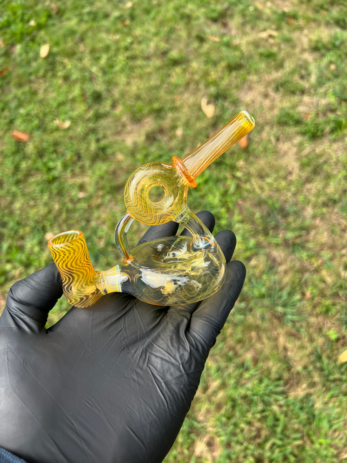 14mm Stationary Donut - Silver Fume