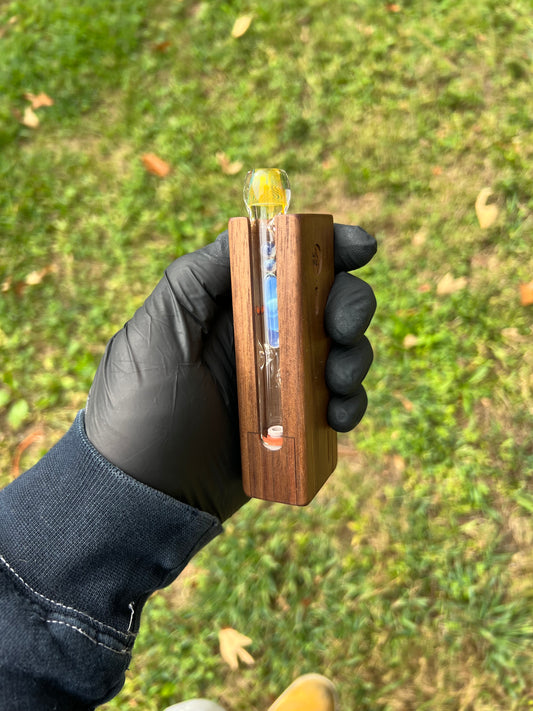Firewood 11/12 Glass Terp Pill/ marble Implosion stem- opaline